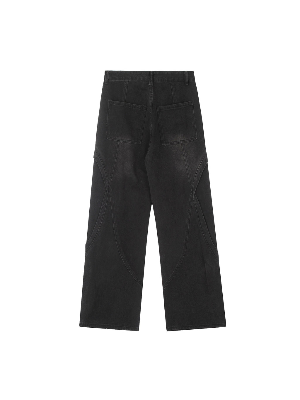 Vintage Deconstructed Straight Jeans