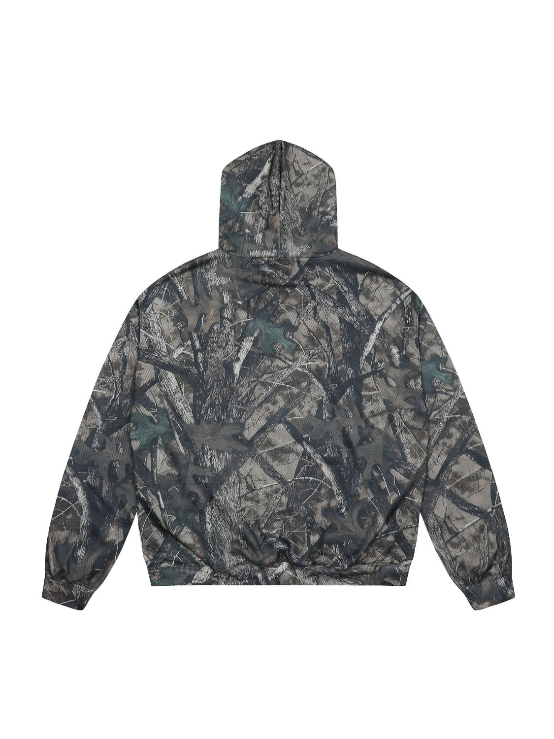 Vintage Tree Camouflage Full Print Hoodie