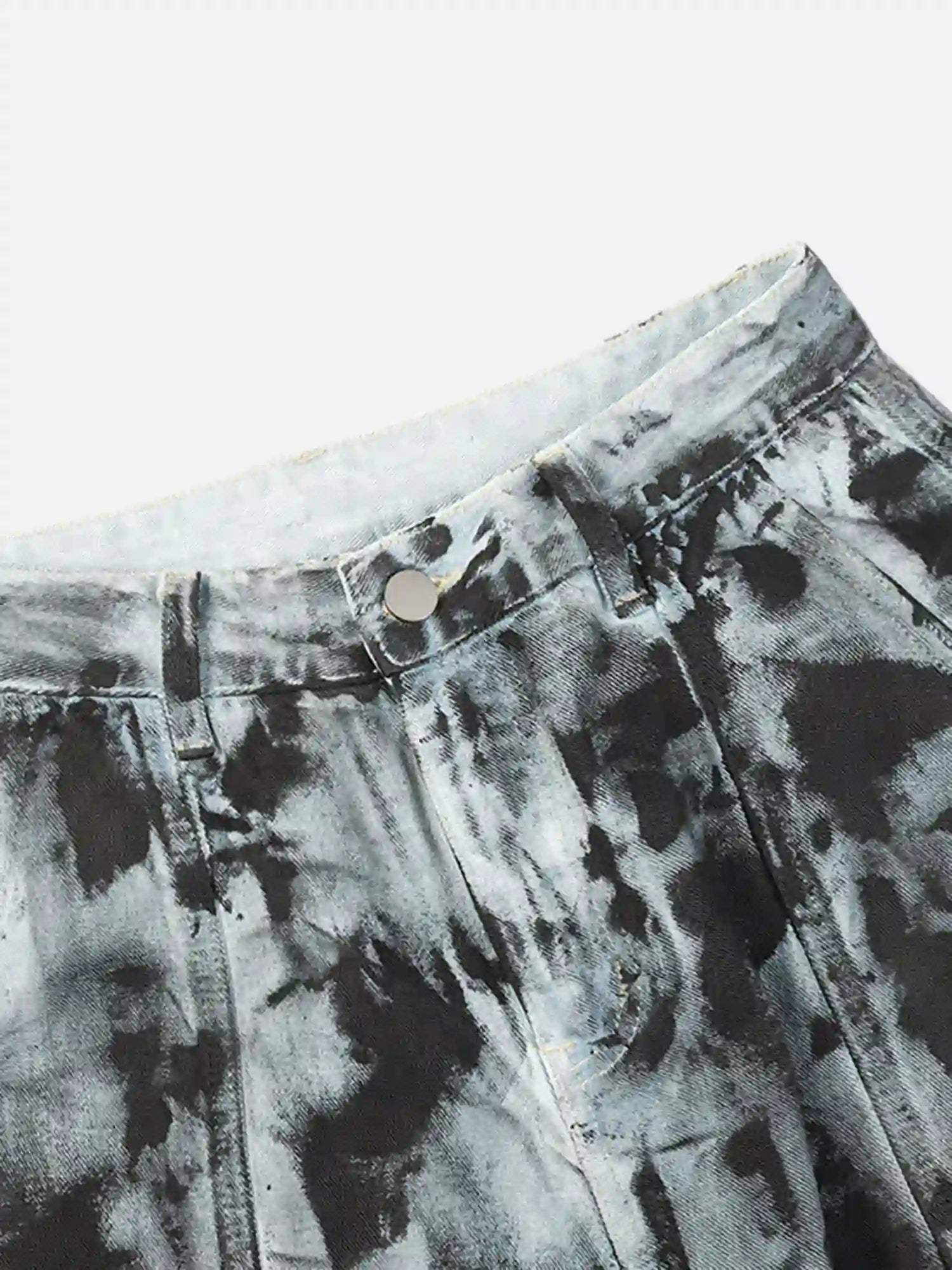 Disguisen Street Fashion Heavy Industry Washed Jeans-8876