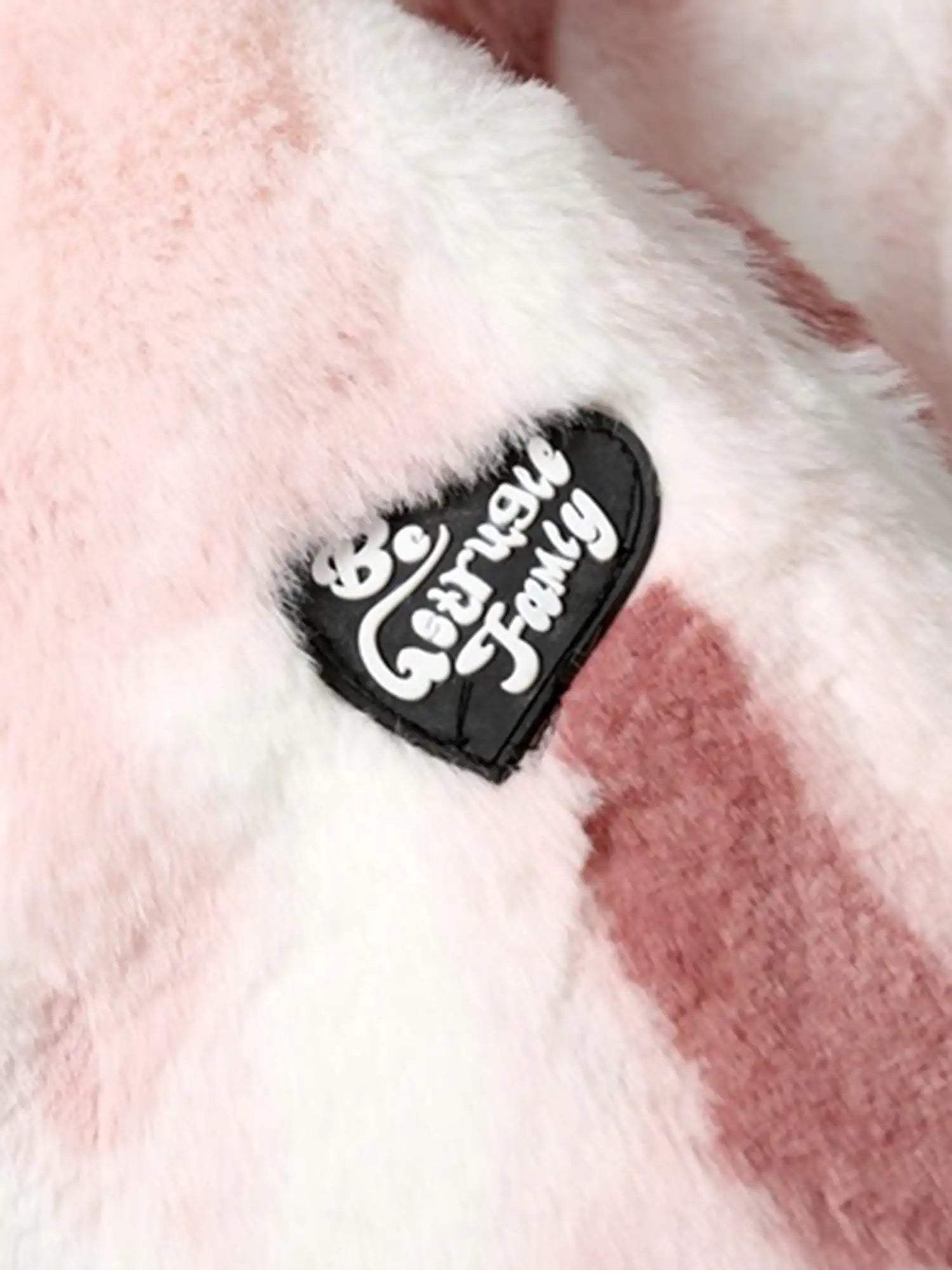 Disguisen Tie-dye Stand-up Collar Sherpa Coat