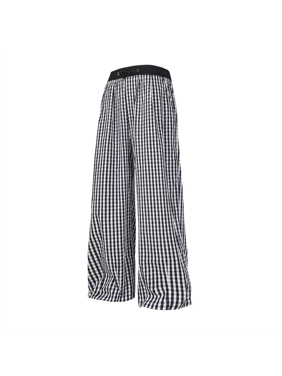 Baggy Patchwork Plaid Sweatpants