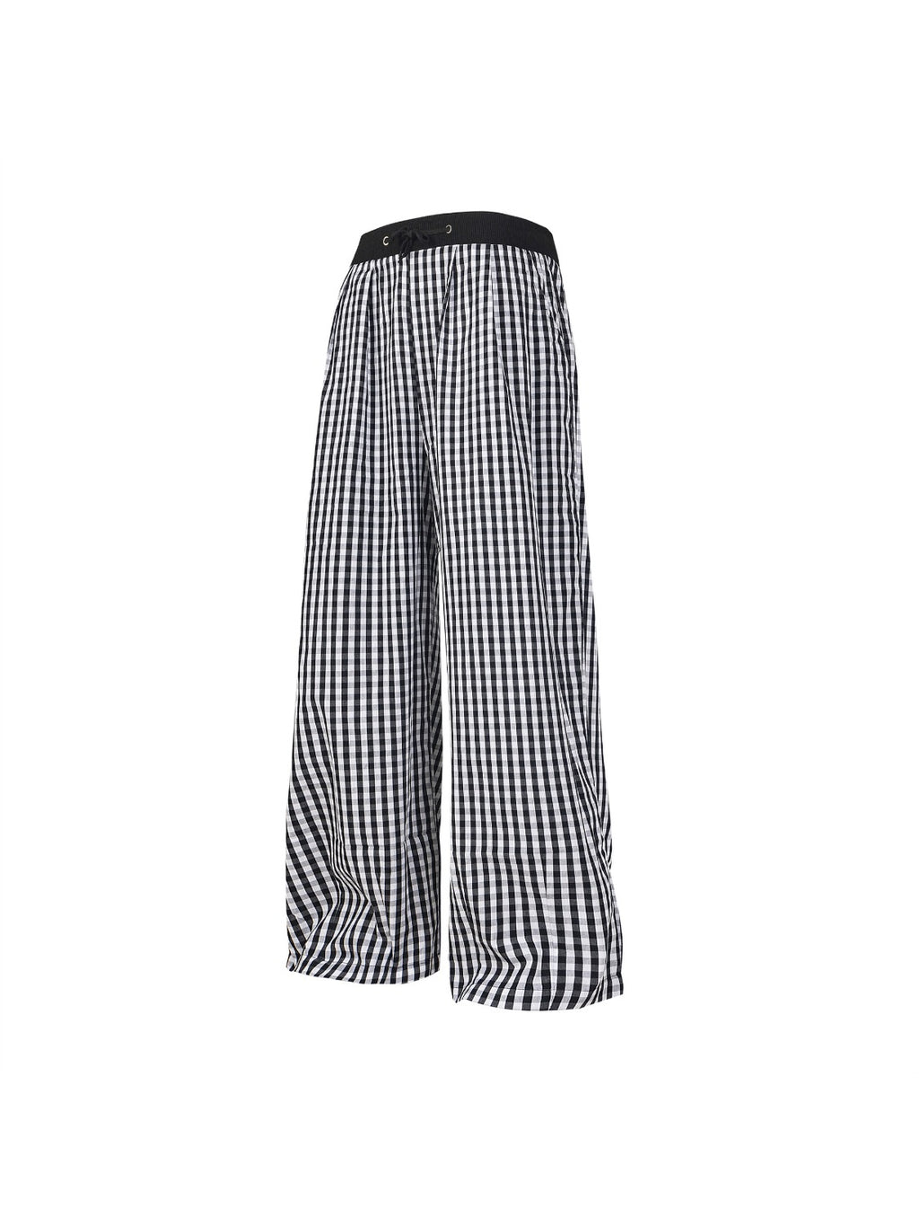 Baggy Patchwork Plaid Sweatpants