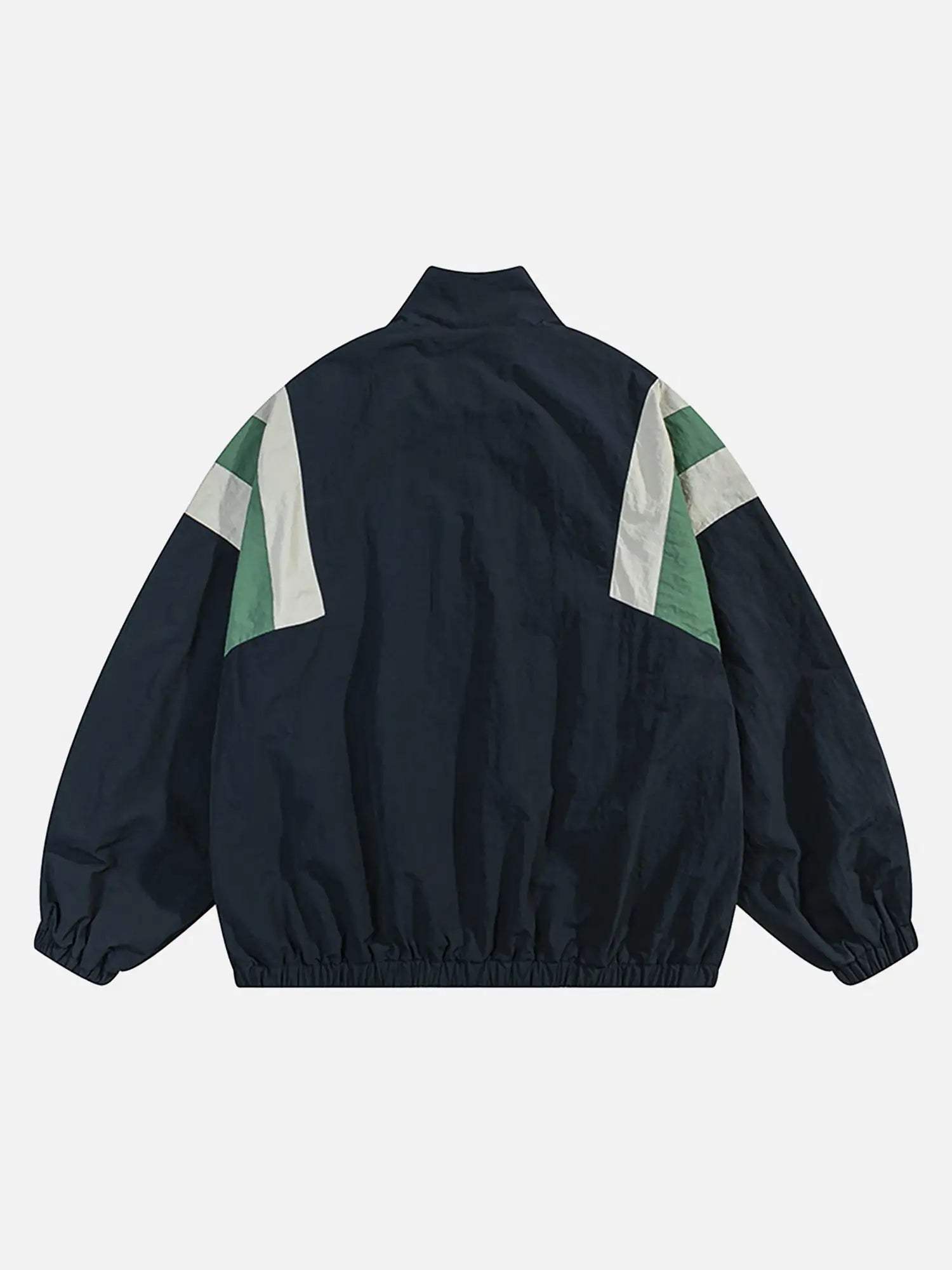 Disguisen Patchwork Contrasting Windbreaker Jacket