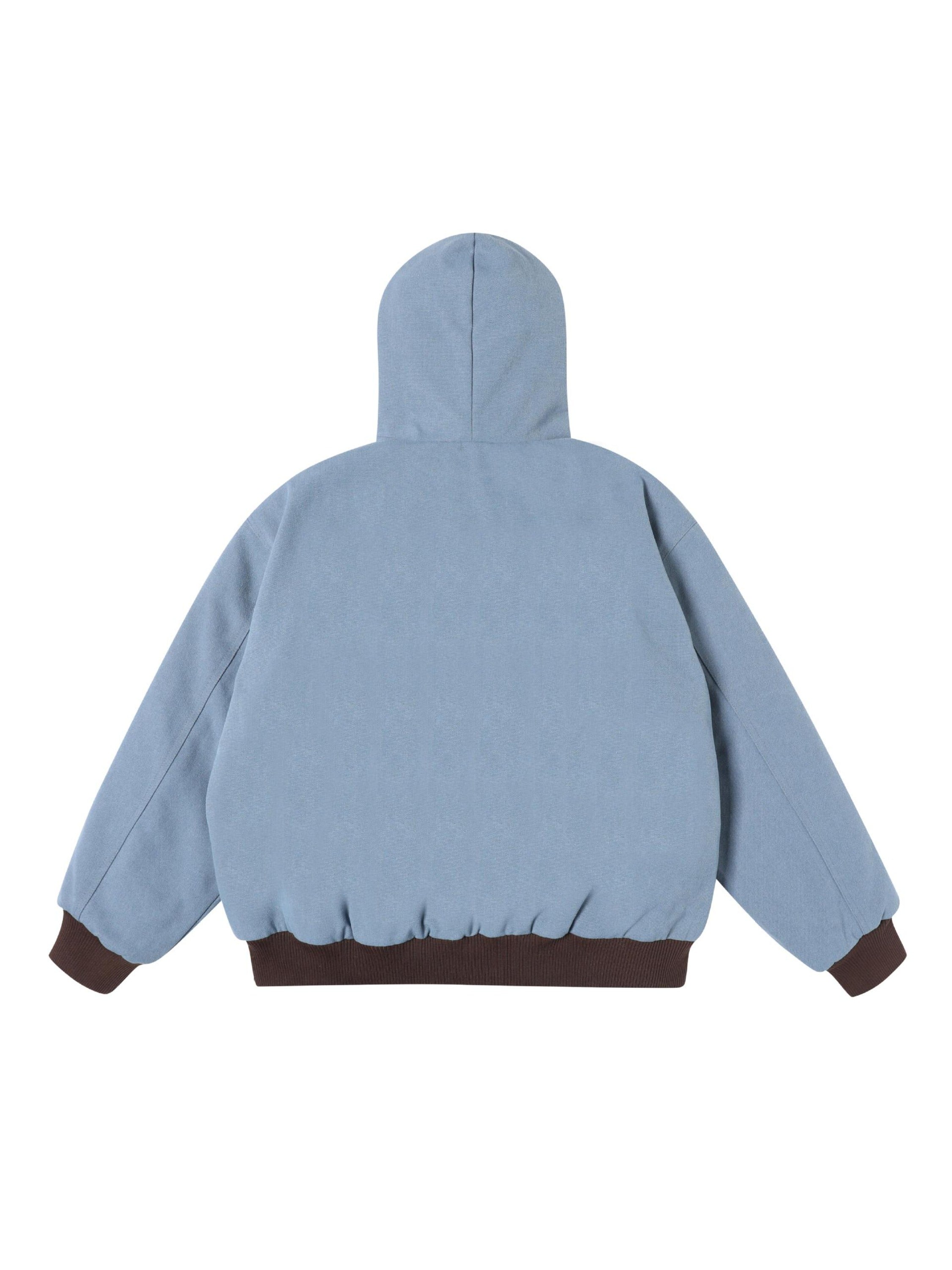 Washed Zip-up Hooded Jacket