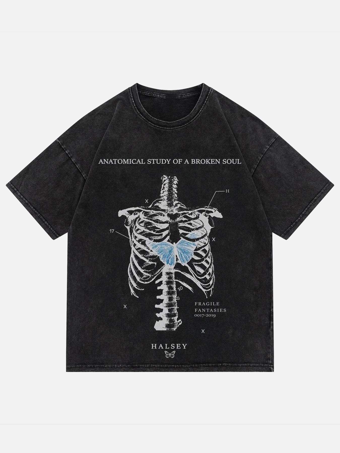 Disguisen Skull Print Washed T-Shirt