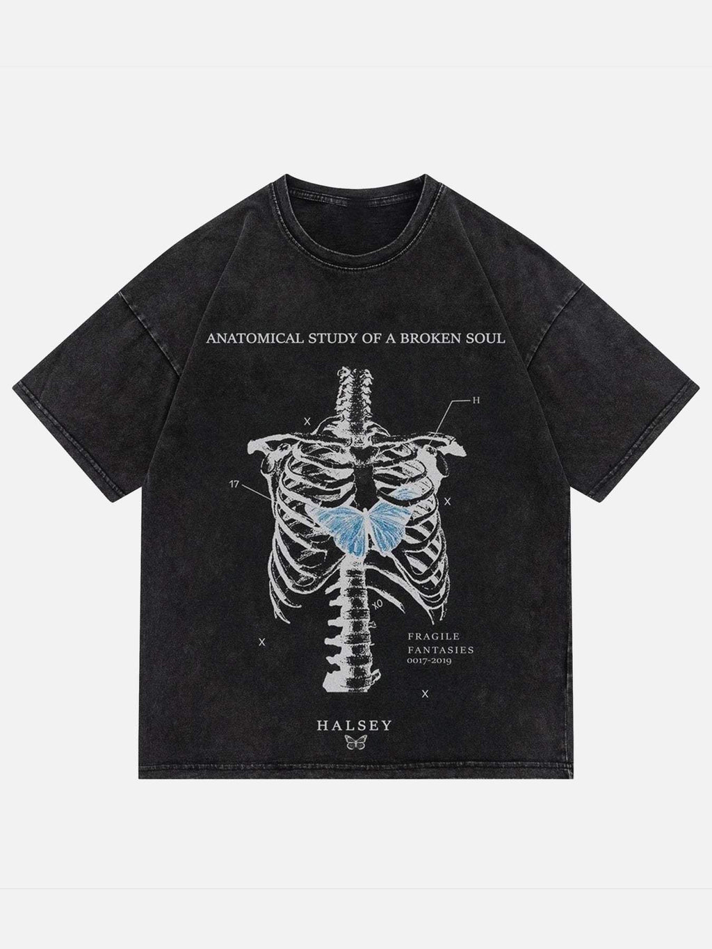 Disguisen Skull Print Washed T-Shirt