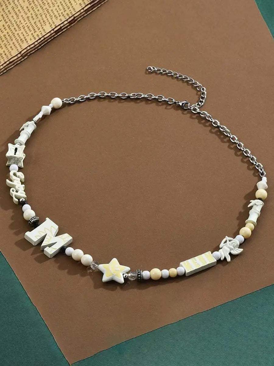 Disguisen Lucky Star Collarbone Chain
