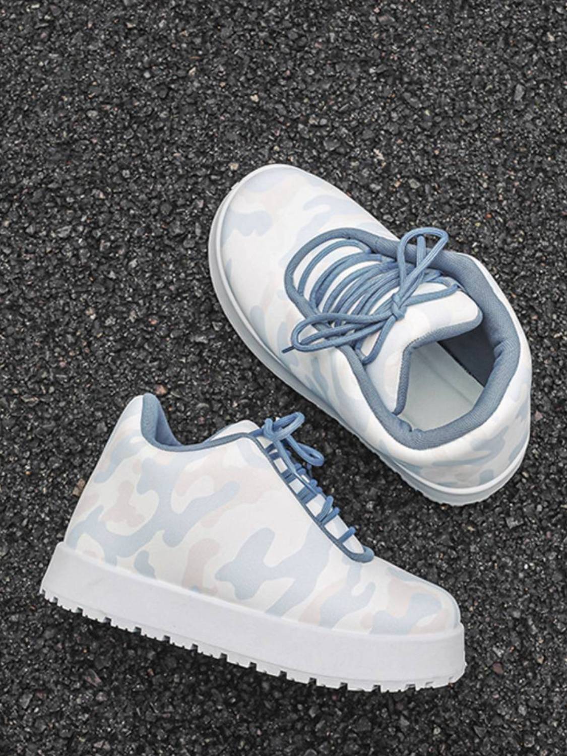 Camouflage Thick-soled Breadboard Shoes