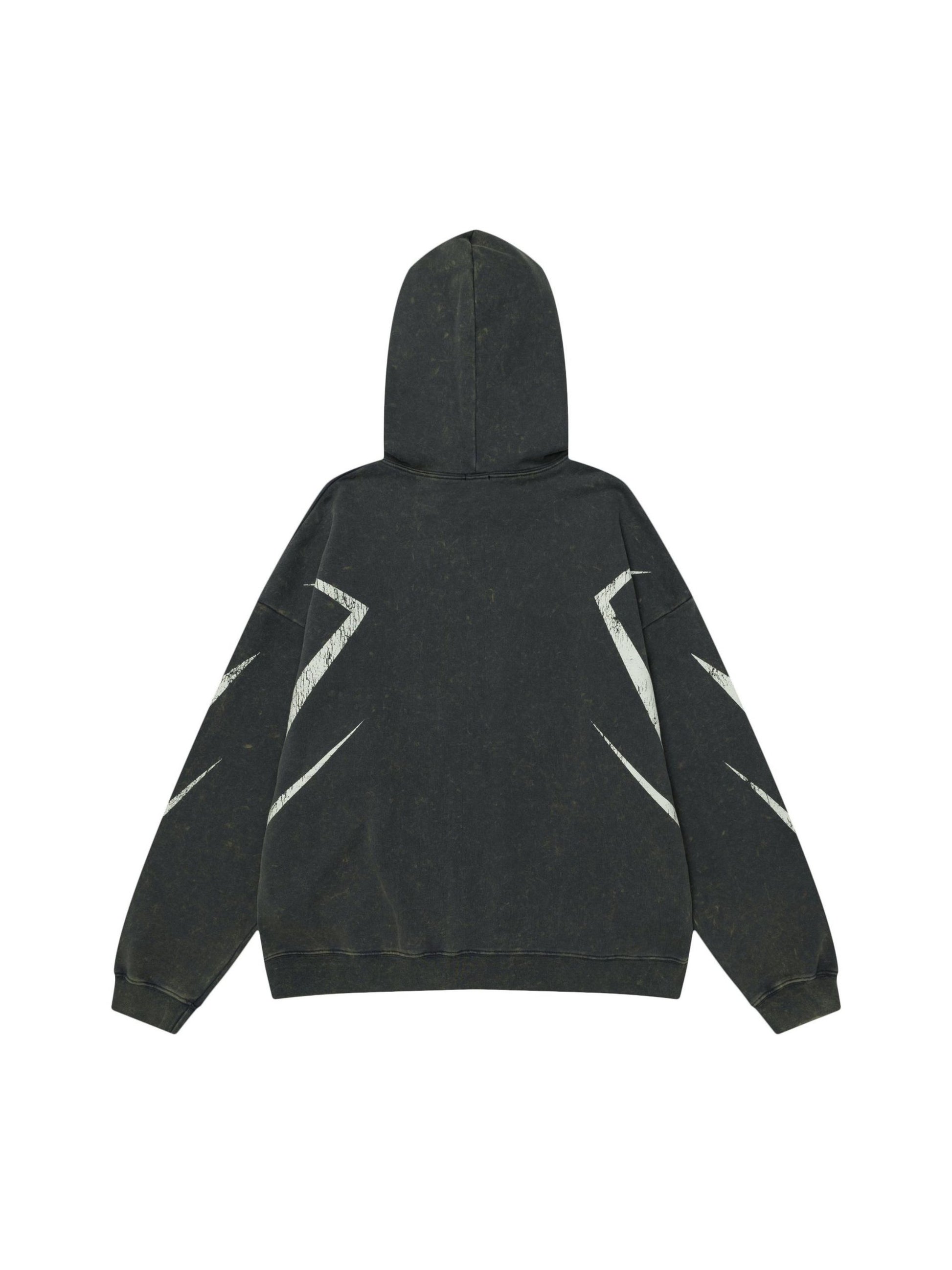 Vintage Washed Distressed Hoodie