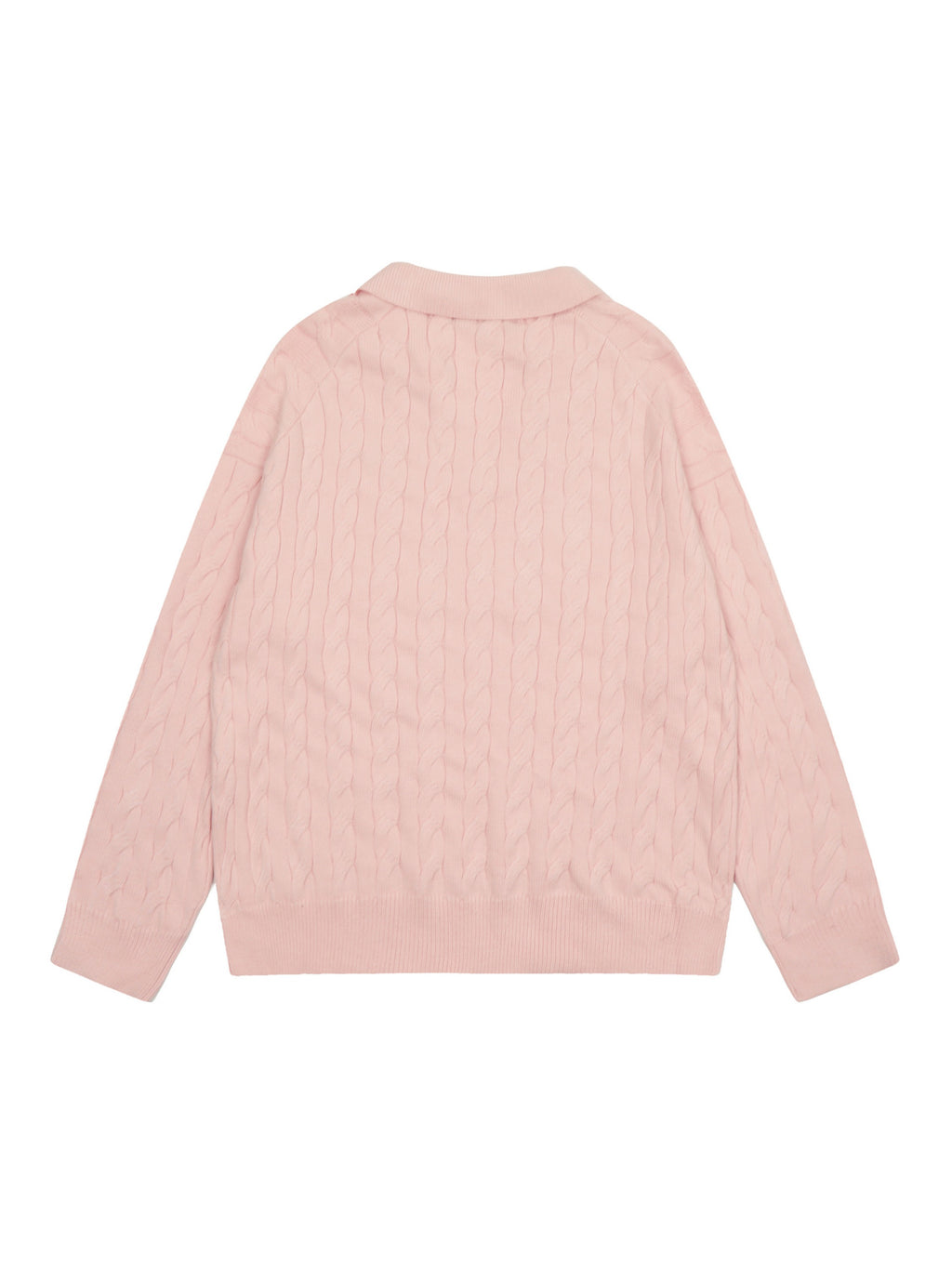 Vintage Letter Embroidery Academic Style Sweater