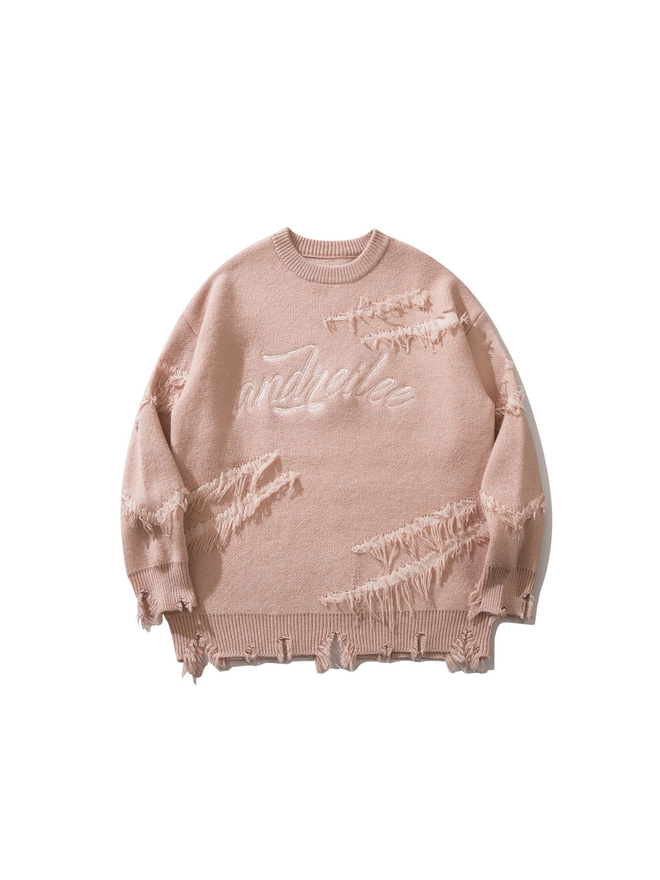 Vintage Ripped Lazy Style Sweater
