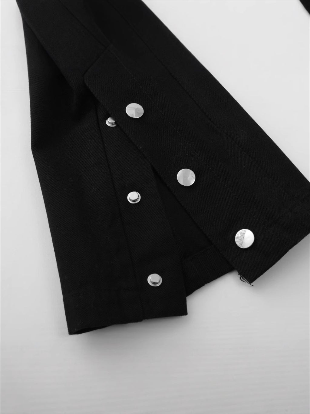 Buttoned Drawstring Cargo Pants