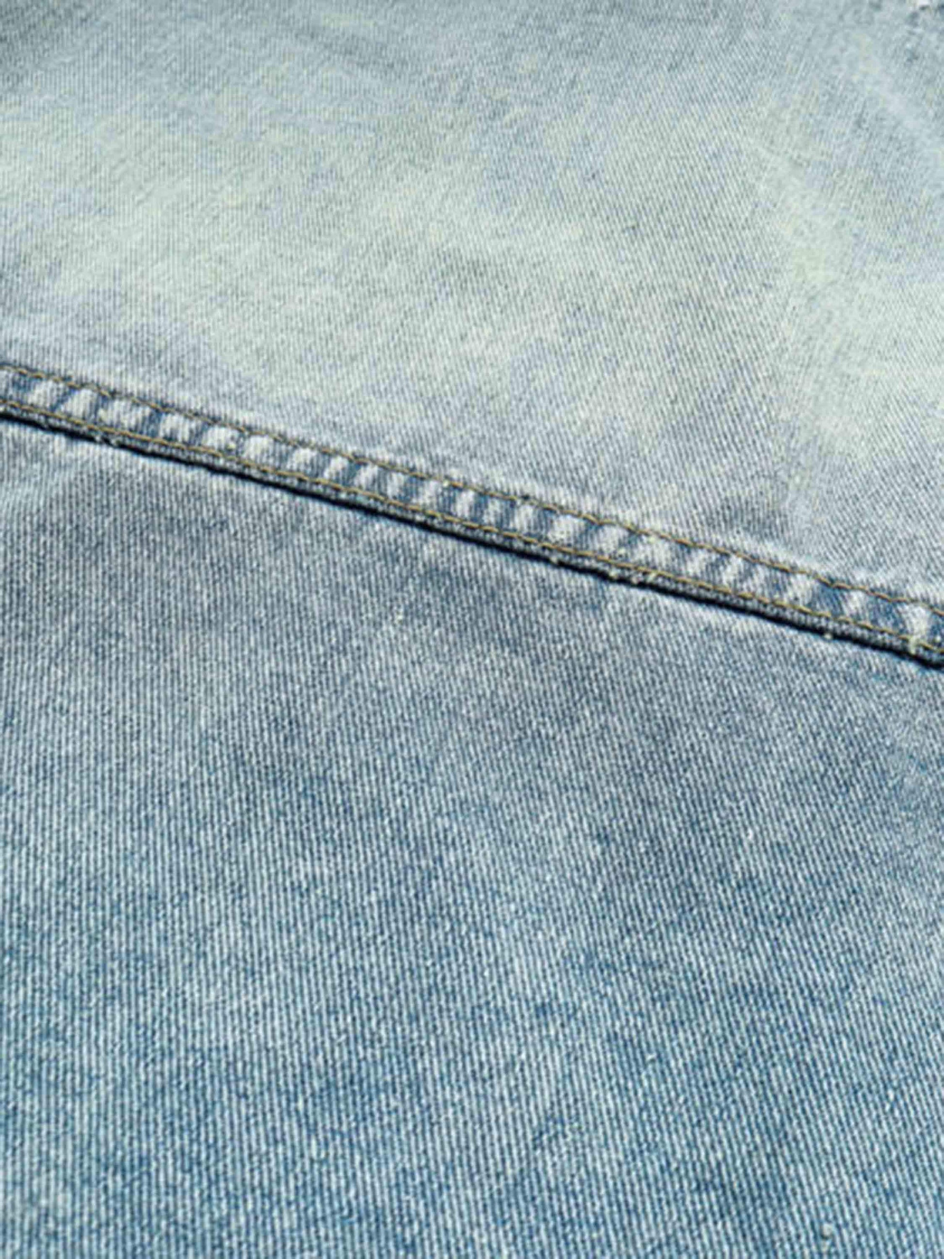 Disguisen High Street Washed And Worn Denim Hoodie