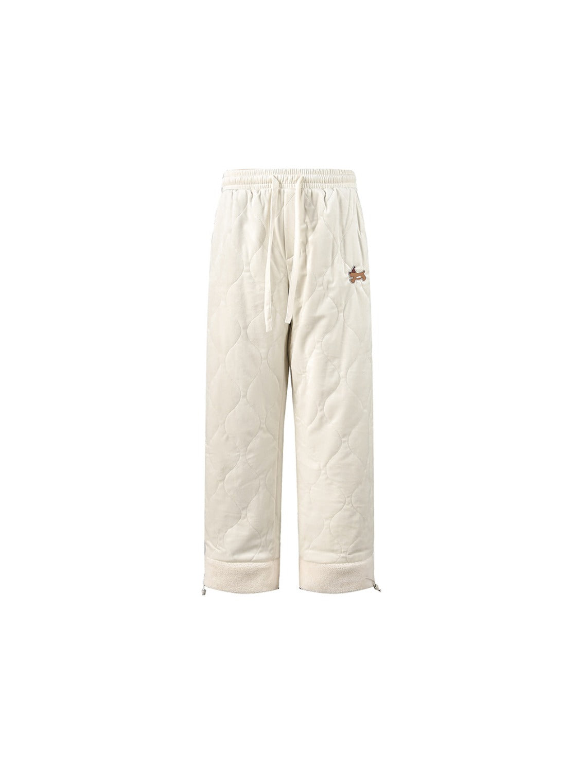 Paneled Padded Sweatpants