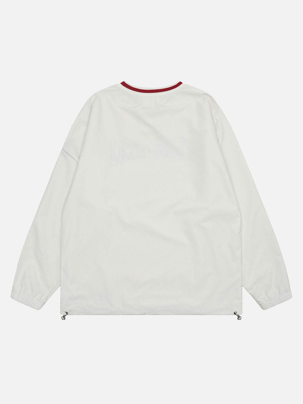 Disguisen American Embroidered Monogrammed V-neck Sweatshirt