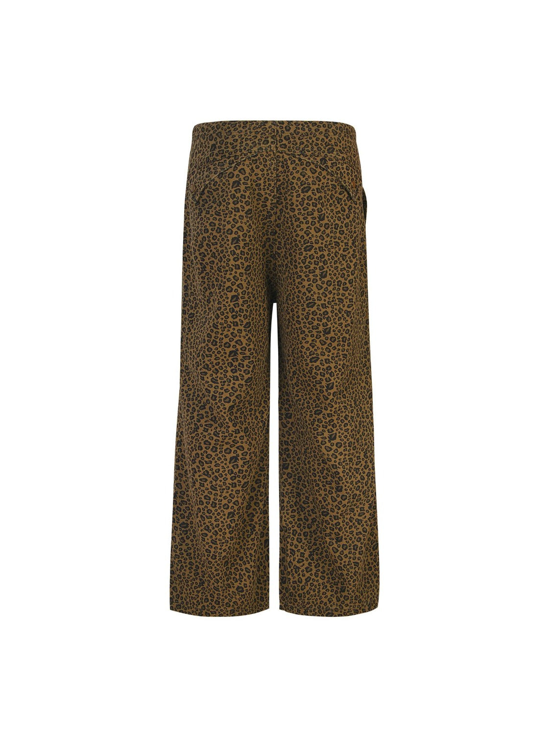 Leopard Print Drawstring Cargo Pants