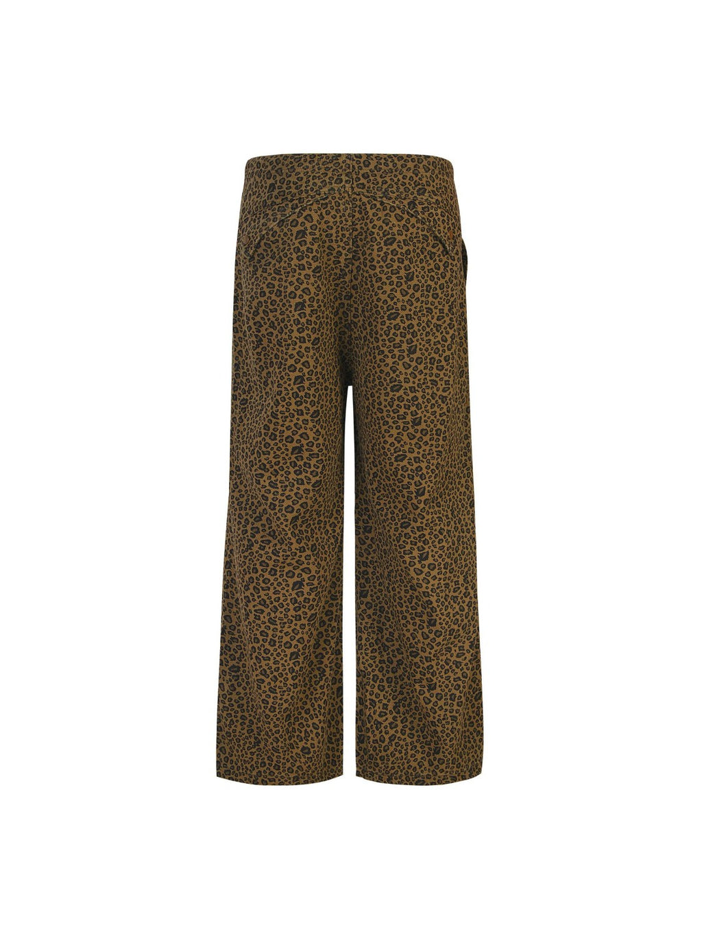 Leopard Print Drawstring Cargo Pants