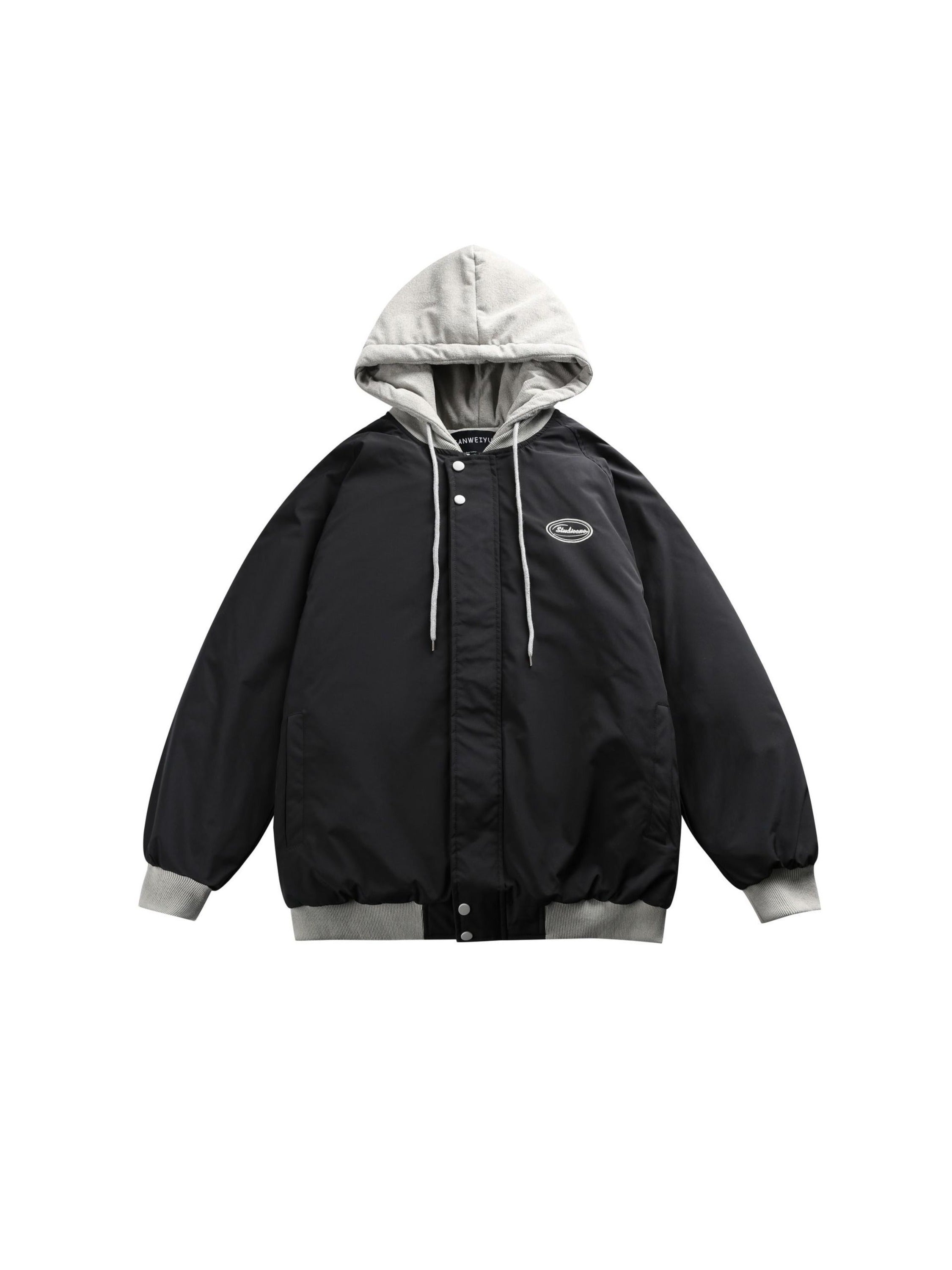 Vintage Fake Two-Piece Set Thickened Flight Jacket