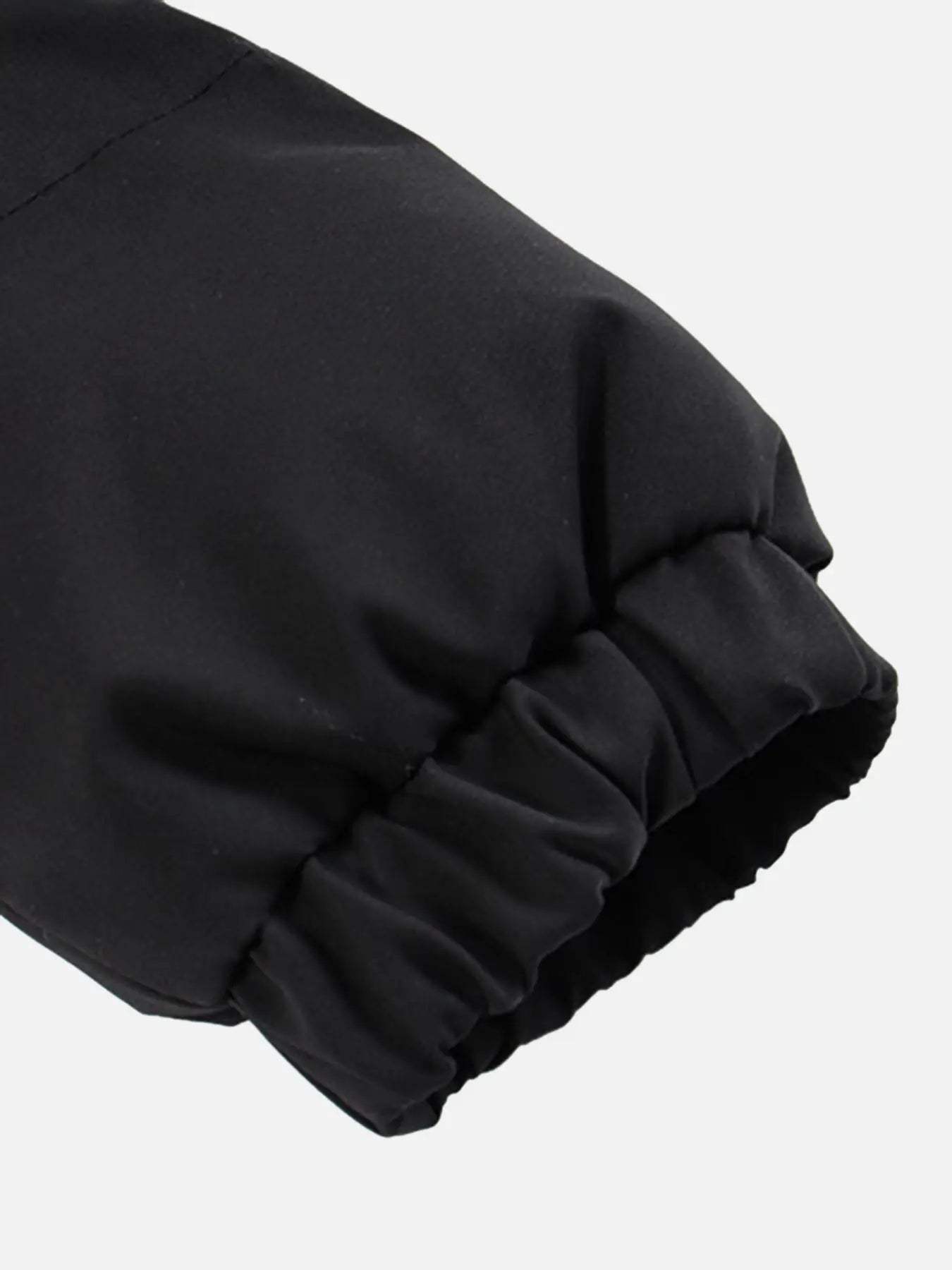 Disguisen Vintage Letter Print Thickening Loose Down Coat