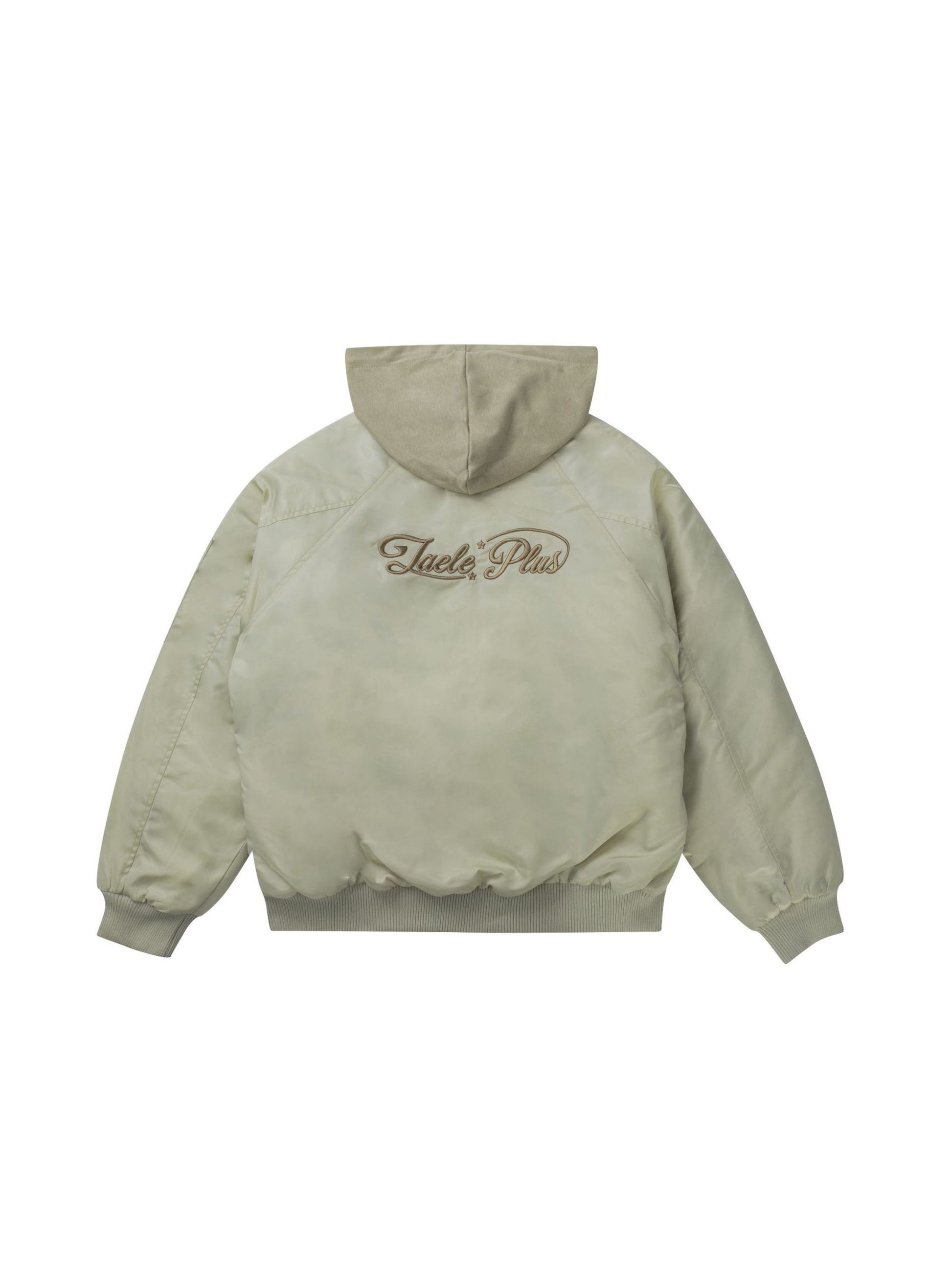 Embroidery Letter Fake Two-Piece Set Coat