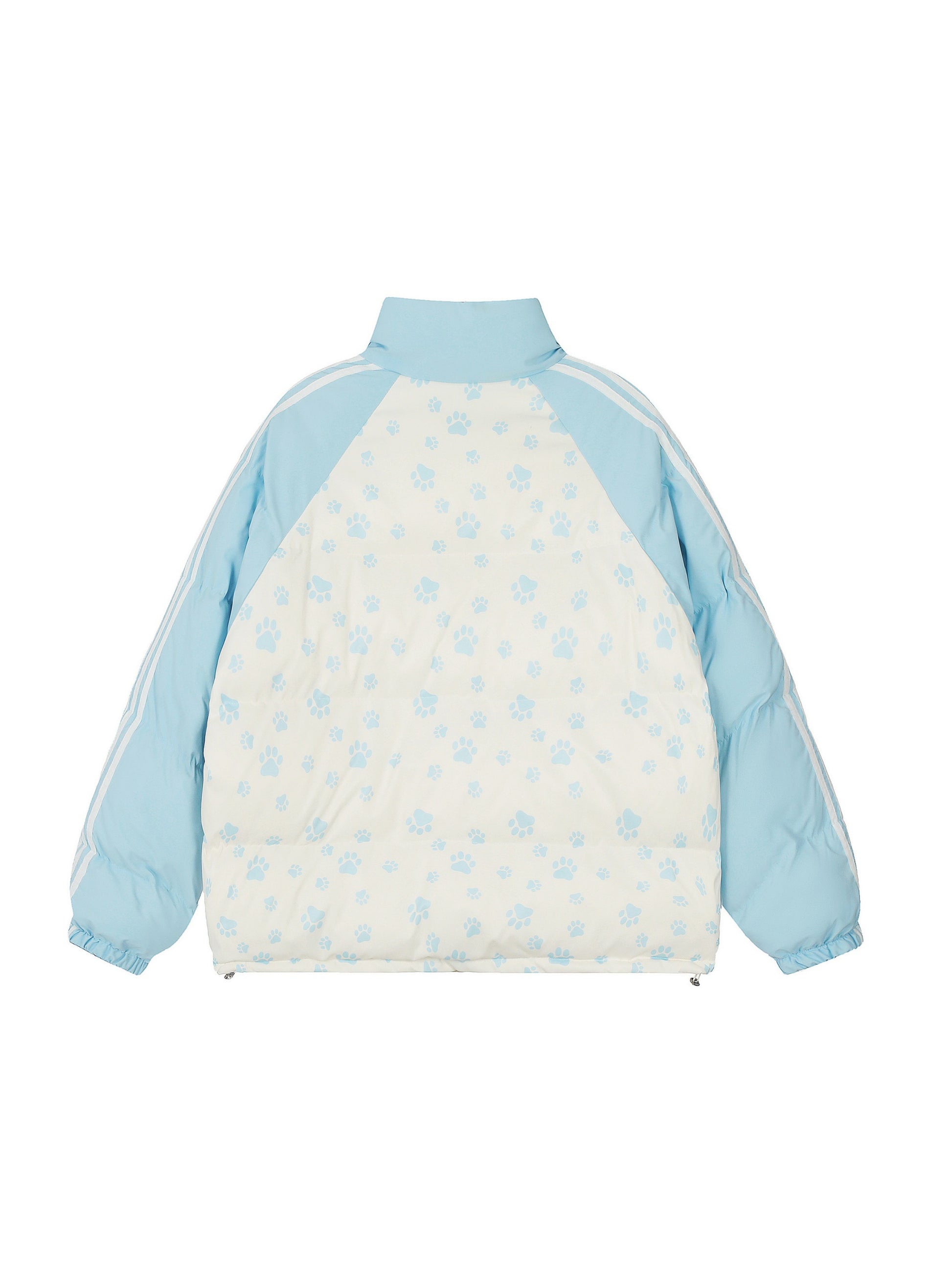 Puppy Paw Print Raglan Collar Jacket