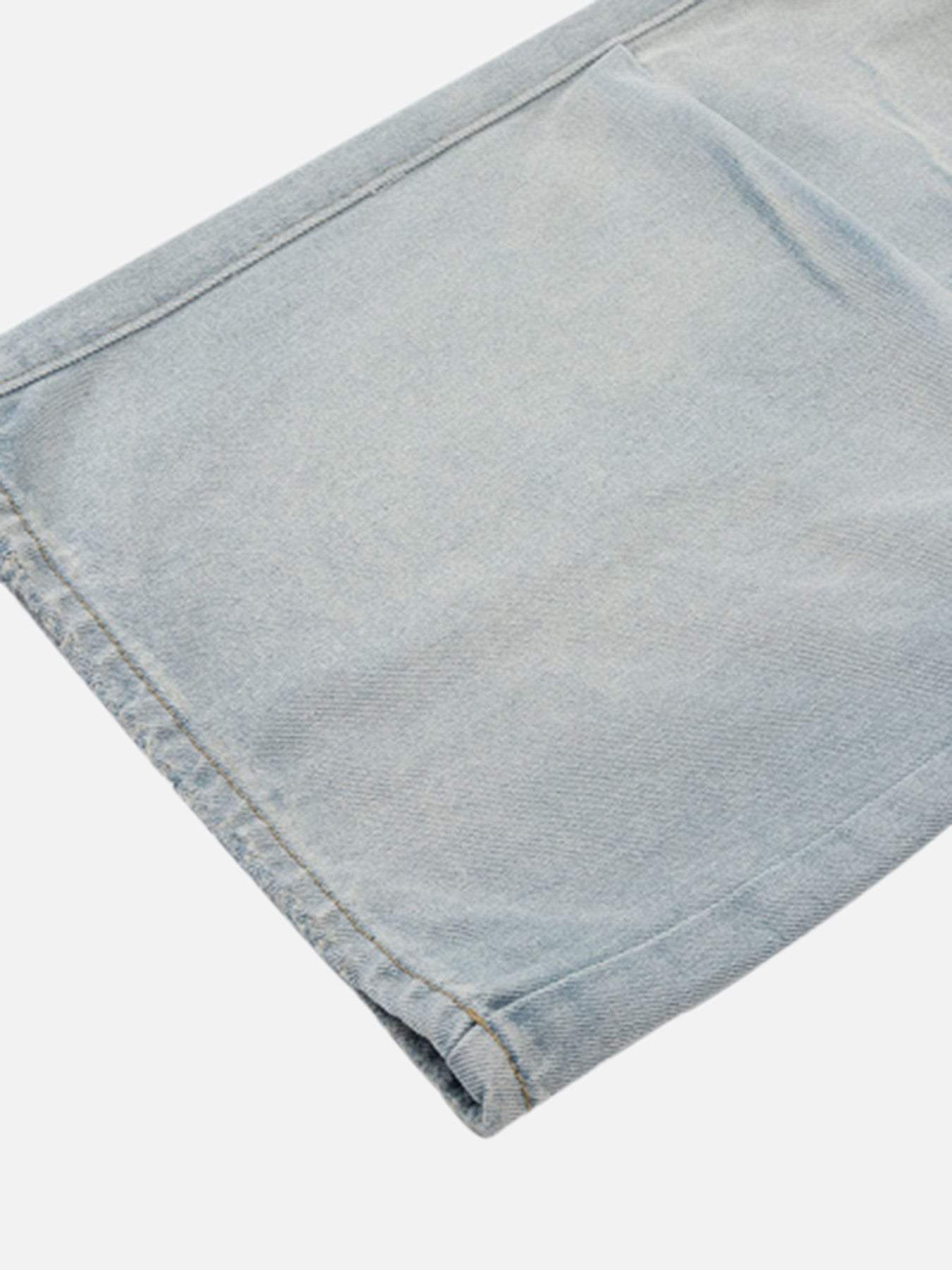 Disguisen Vintage Washed Multi-pocket Work Jeans