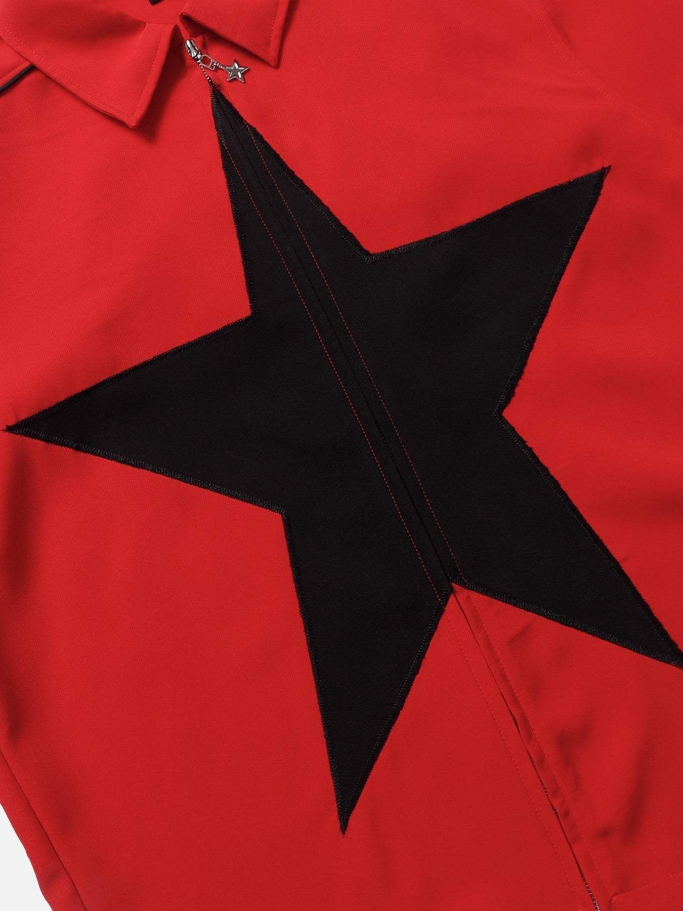 Disguisen Star Zipper Design Shirt-1386