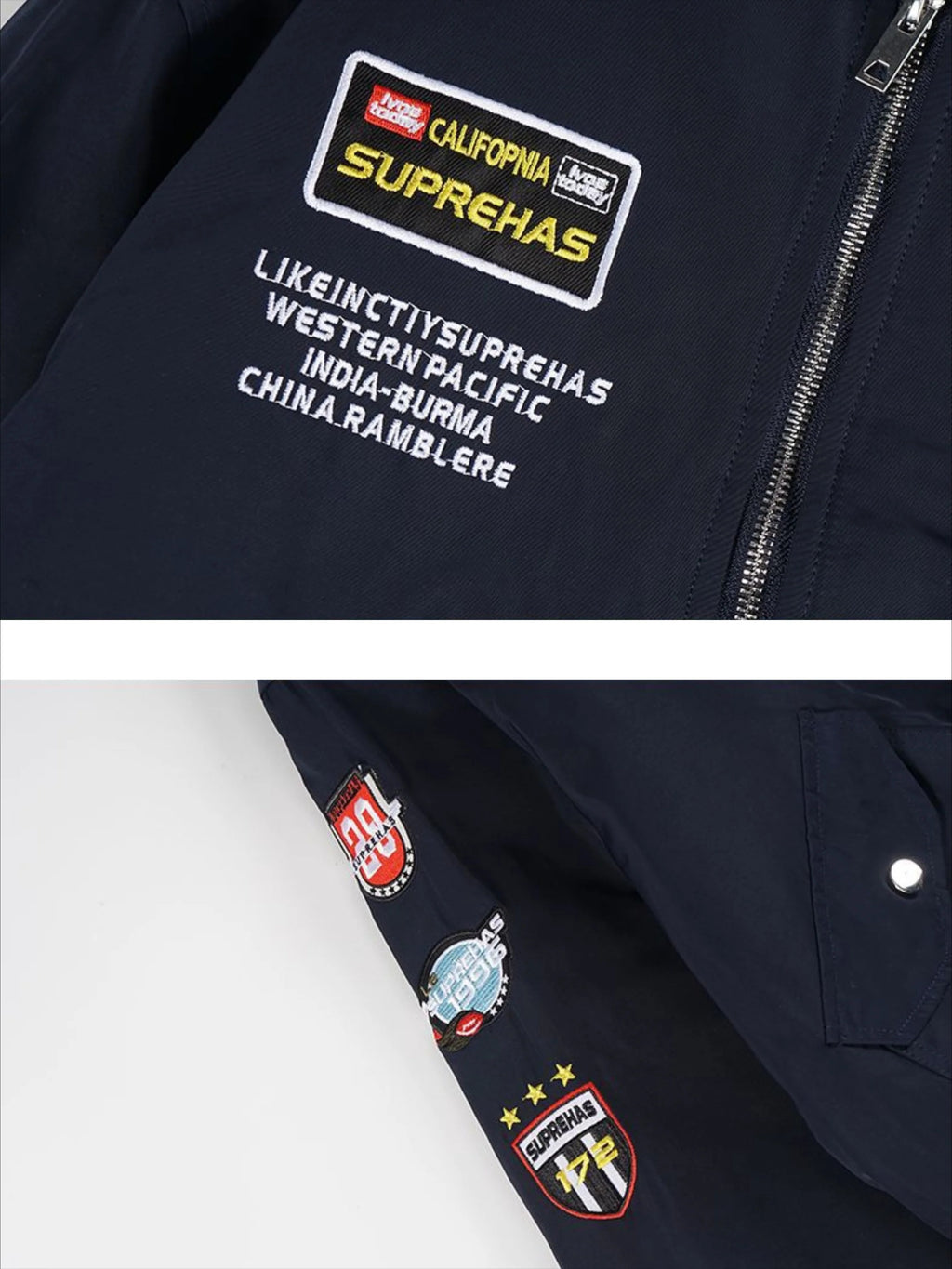 Badge Embroidery Baseball Uniform Coat