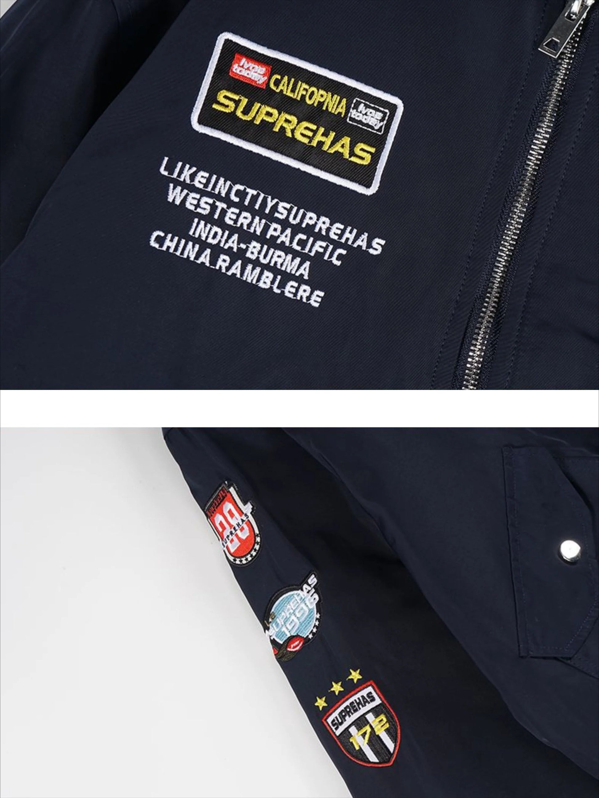 Badge Embroidery Baseball Uniform Coat