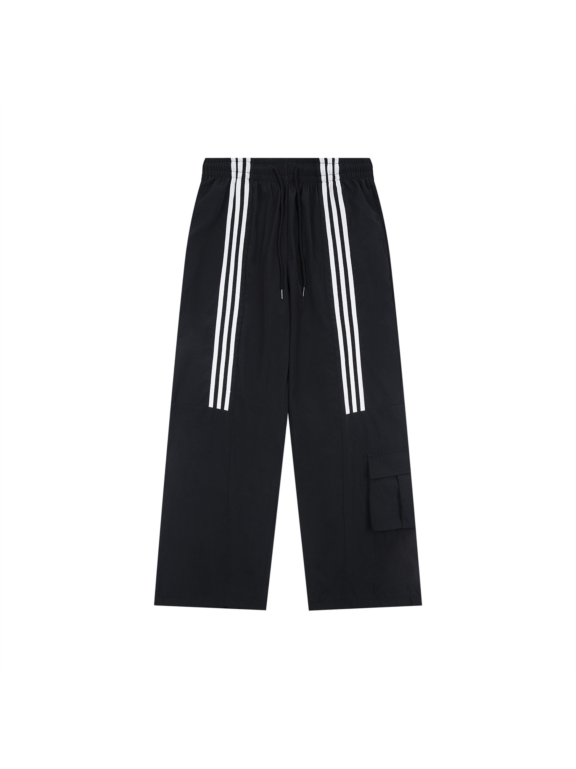 Striped Draped Sweatpants