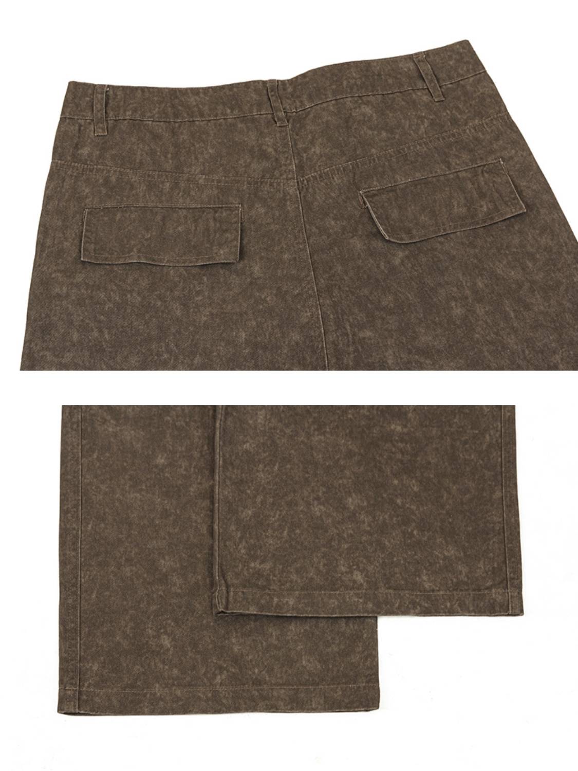 Vintage High Street Side Big Pocket Pant