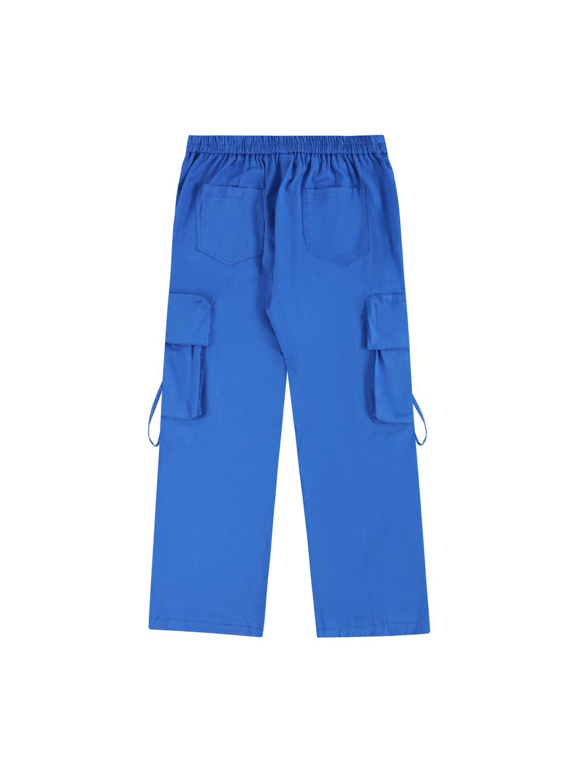 Blue Lapel Cargo Pants