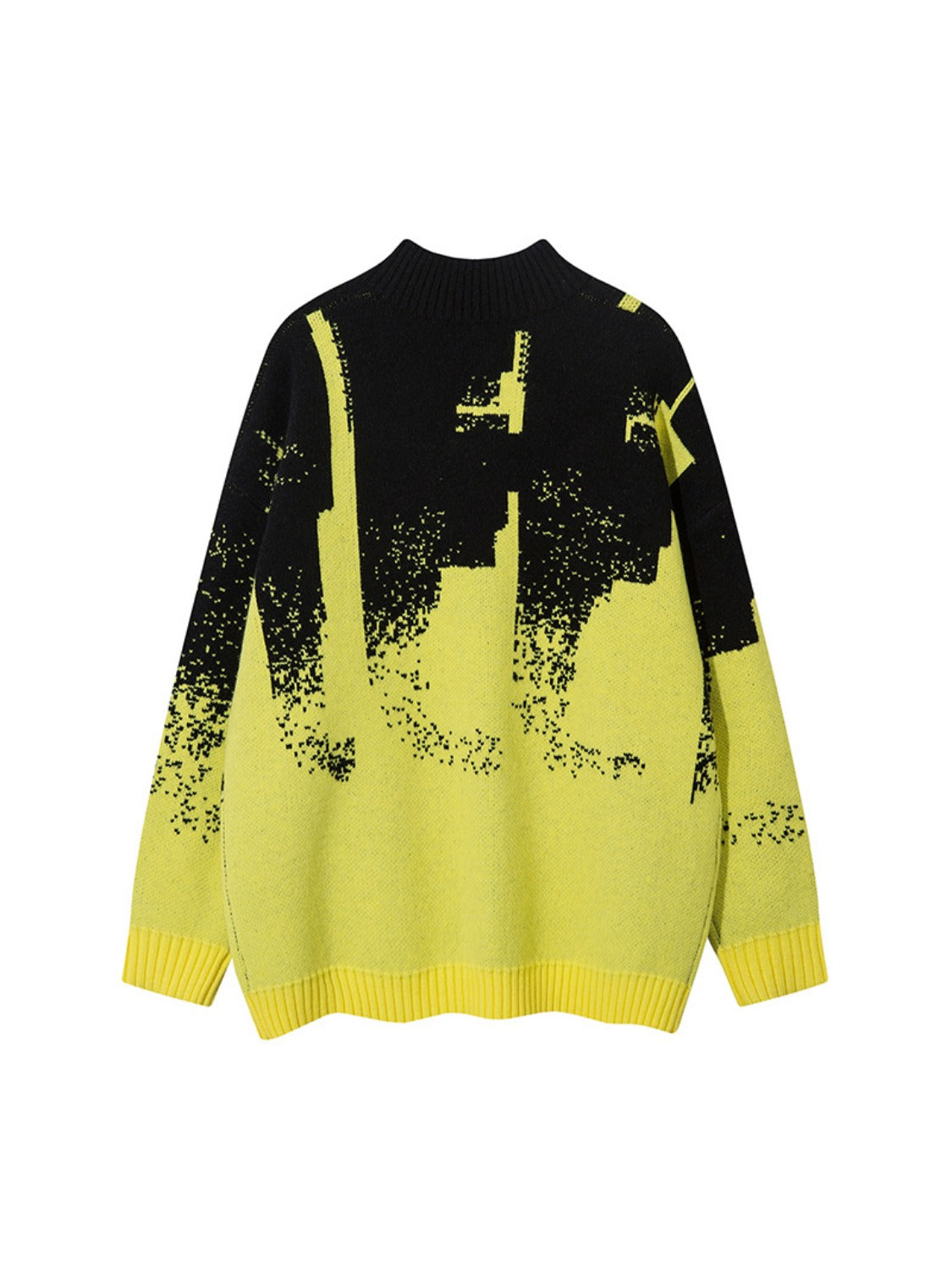 High Street Collision Color Sweater
