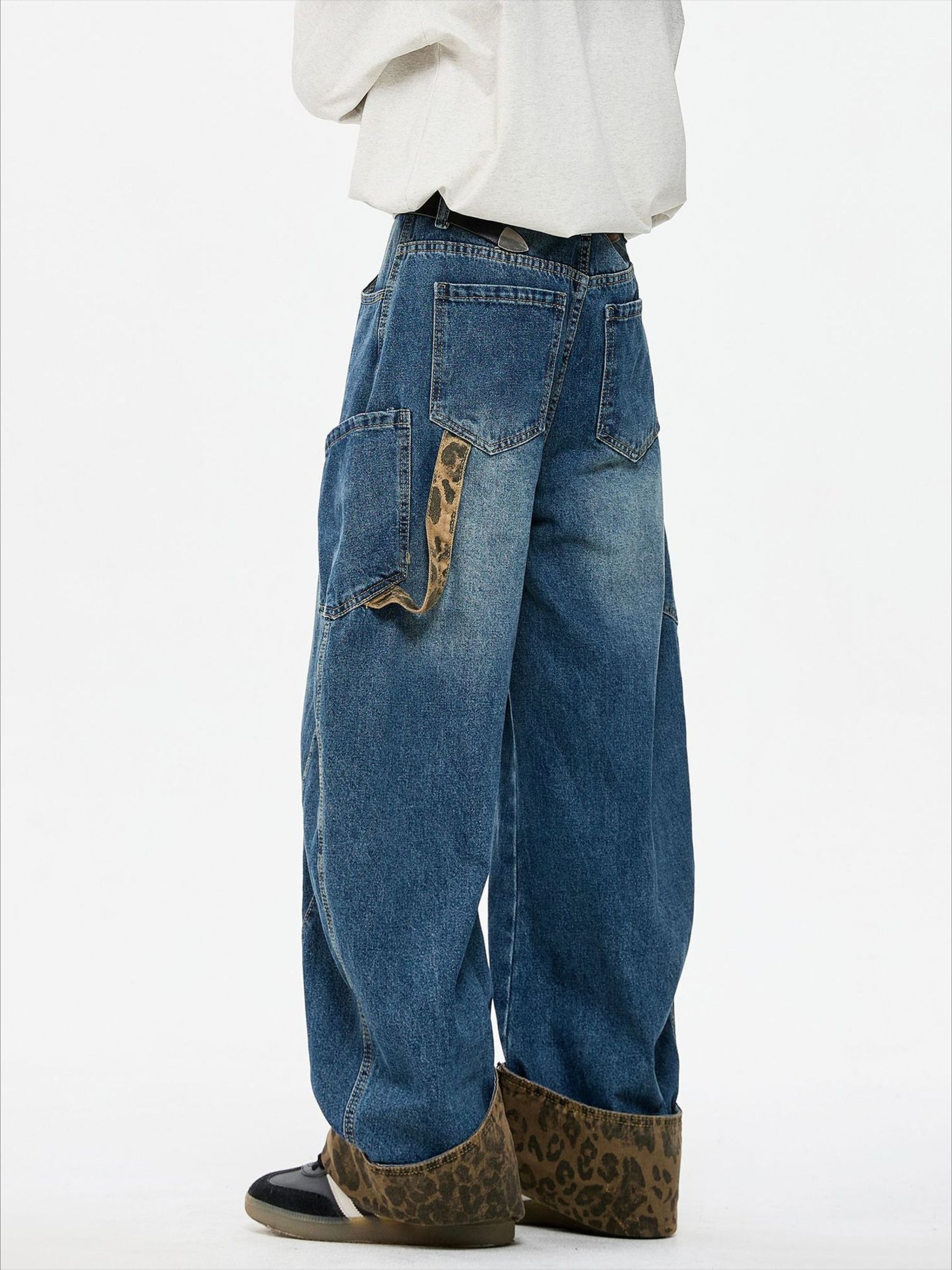 Vintage Leopard Jeans