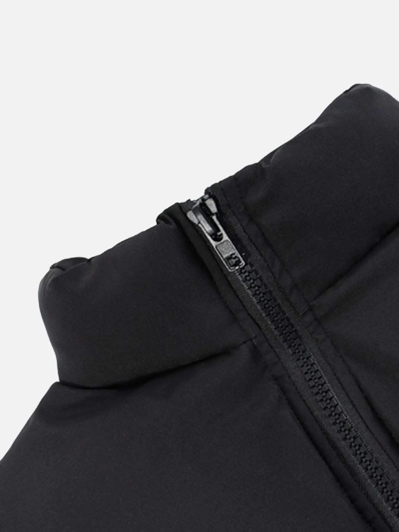 Disguisen Vintage Letter Print Thickening Loose Down Coat