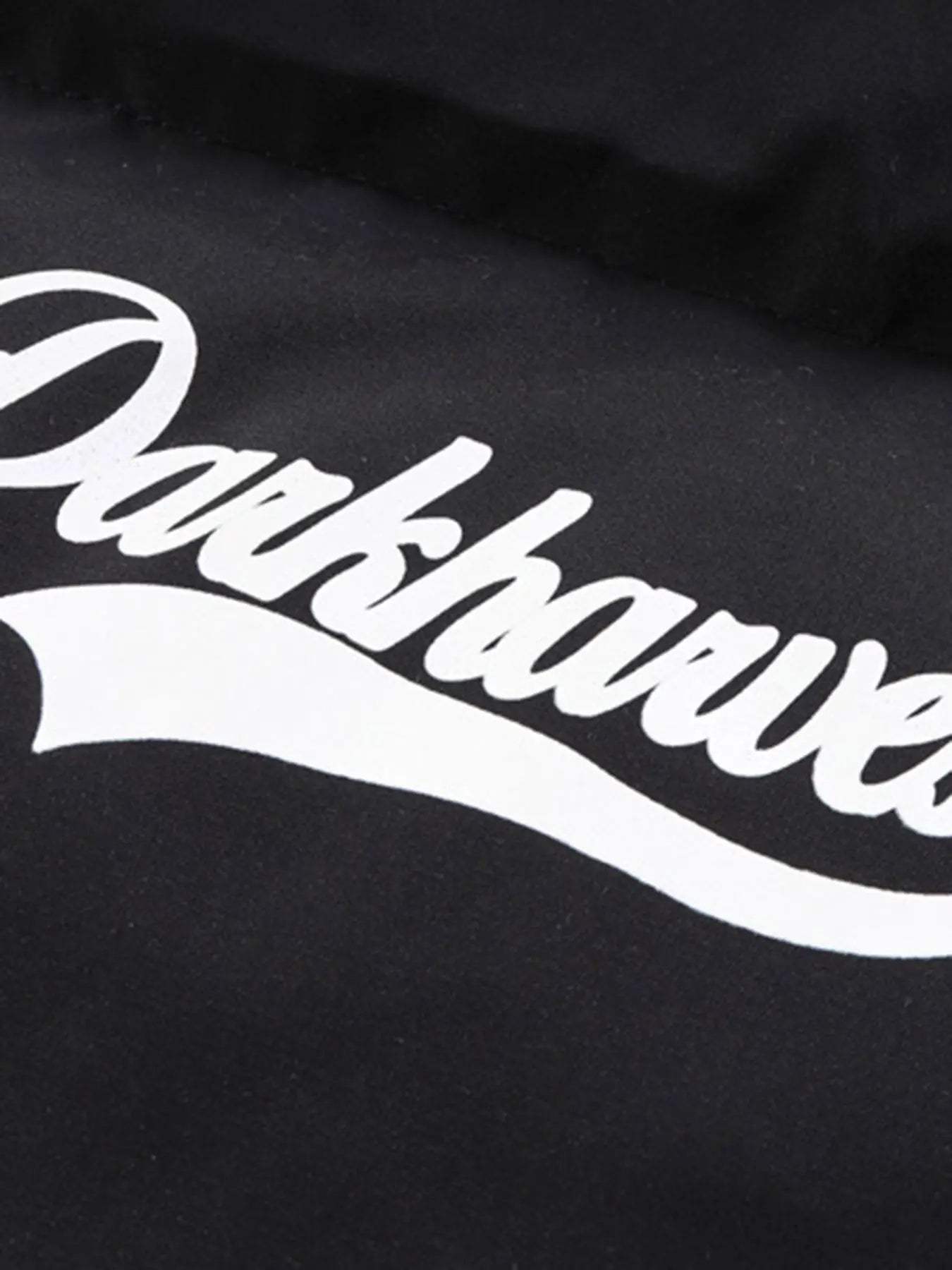 Disguisen Vintage Letter Print Thickening Loose Down Coat