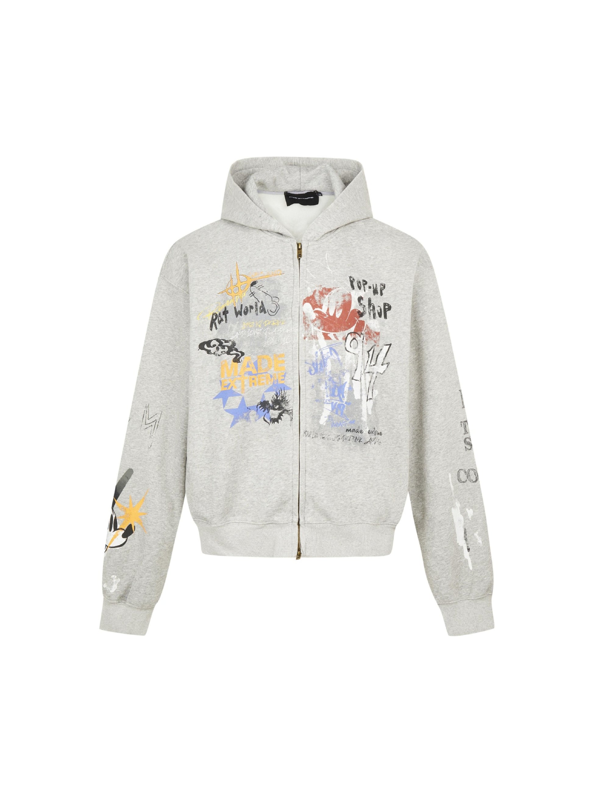 Graffiti Print Hoodie