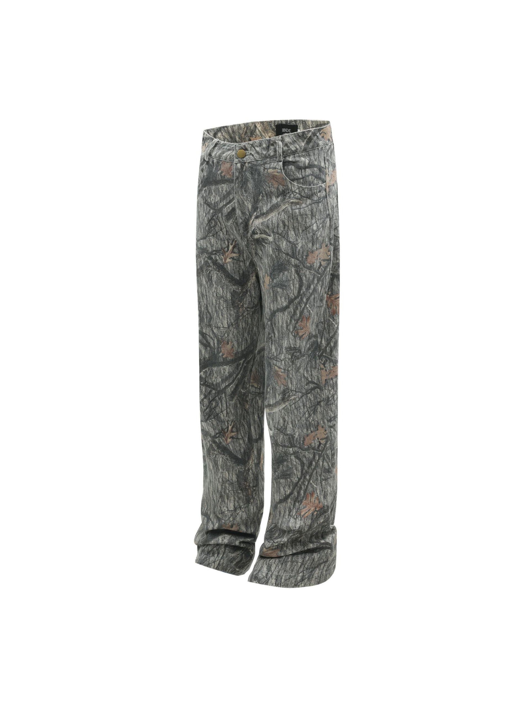 Vintage Fallen Leaves Jeans