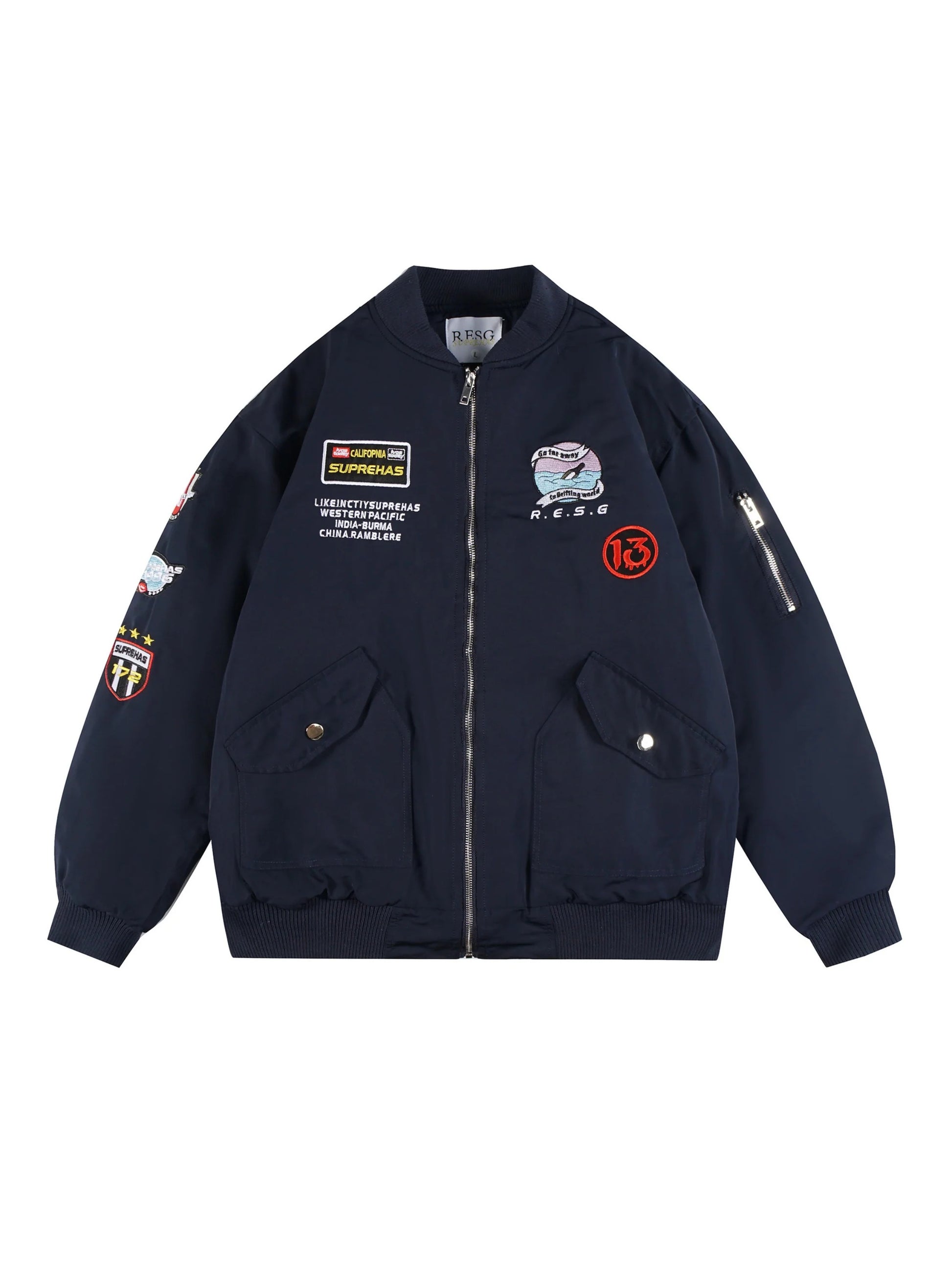 Badge Embroidery Baseball Uniform Coat