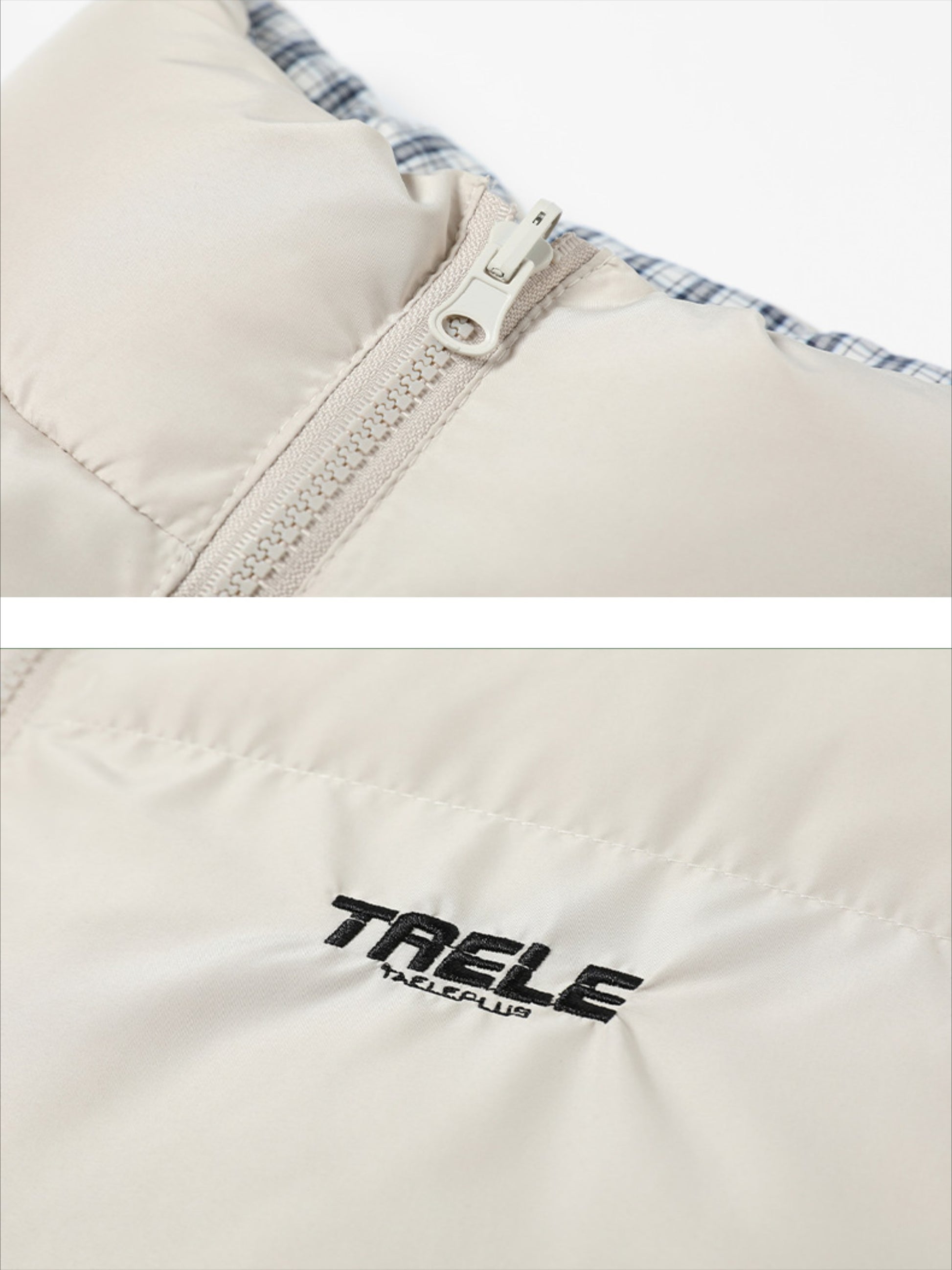 Minimalistic Double-sided Plaid Coat