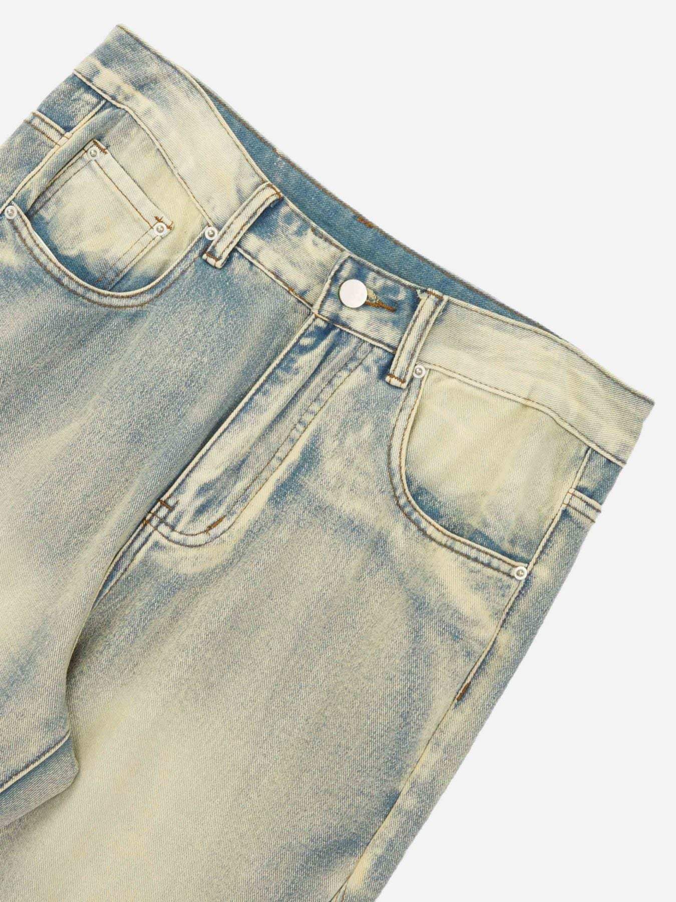 Disguisen Ripped Double Straight Jeans