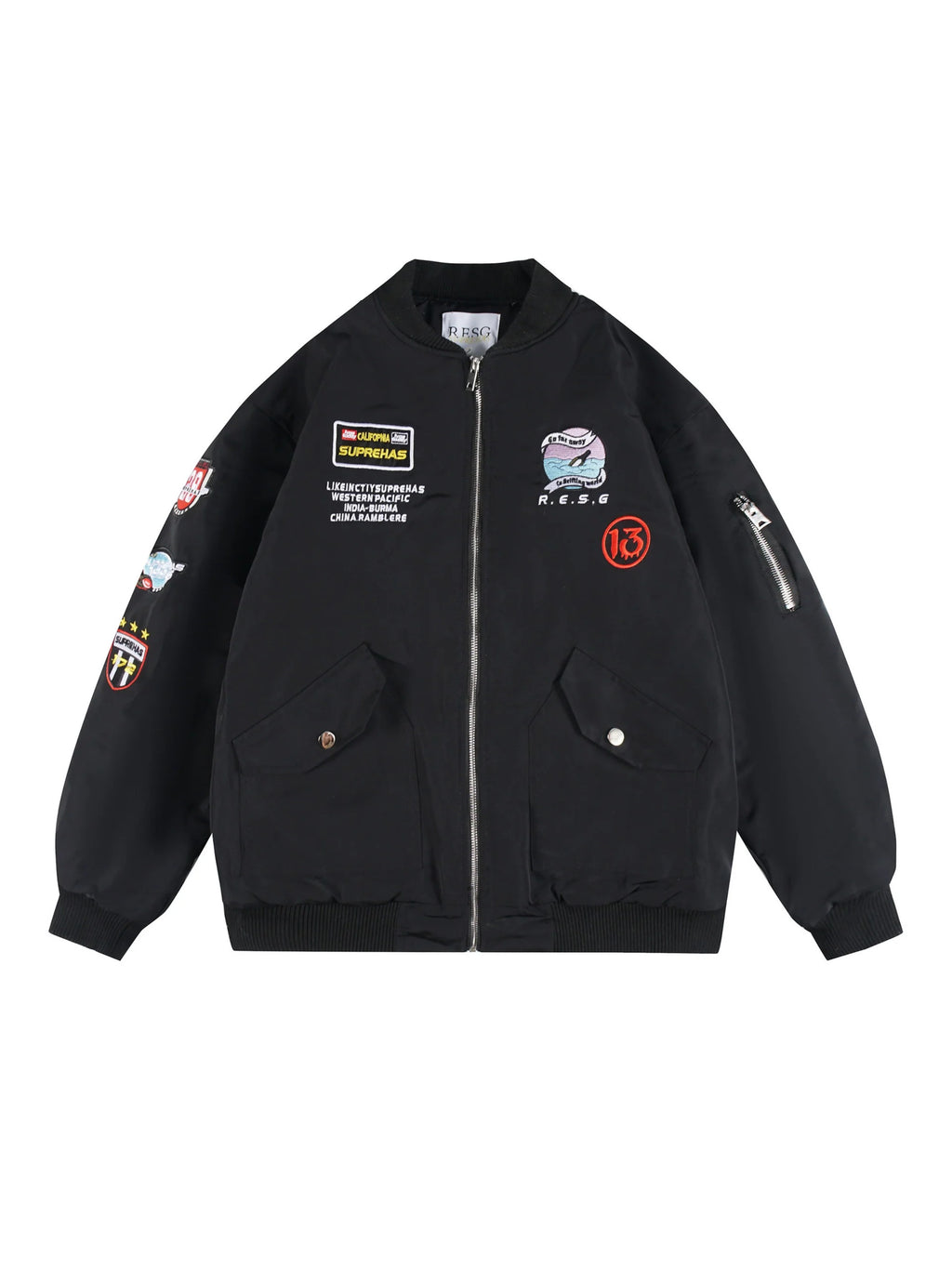 Badge Embroidery Baseball Uniform Coat