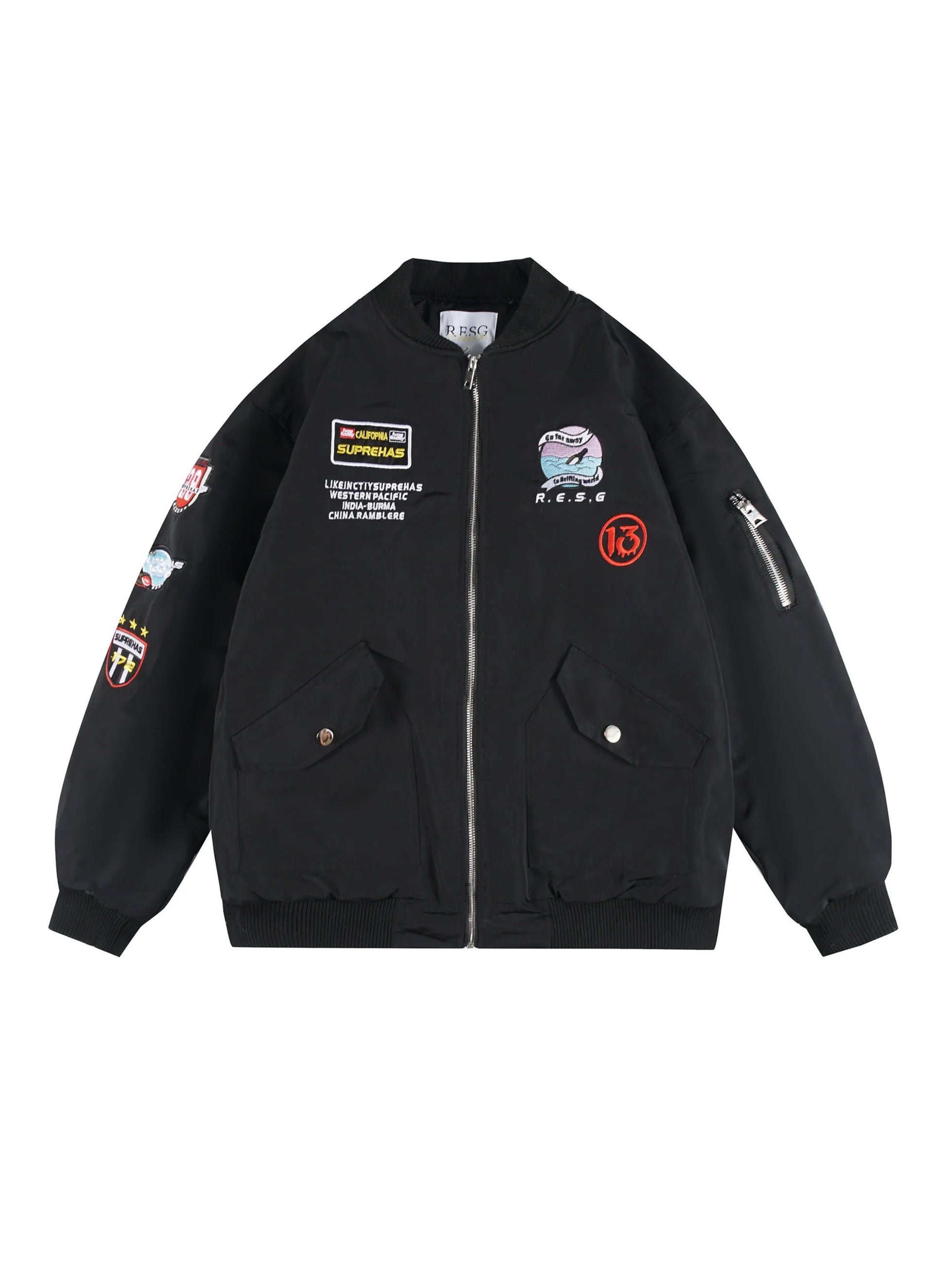 Badge Embroidery Baseball Uniform Coat