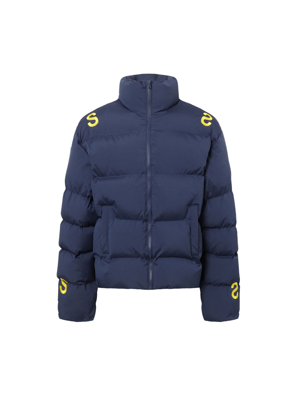 Lettering Embroidered Coat