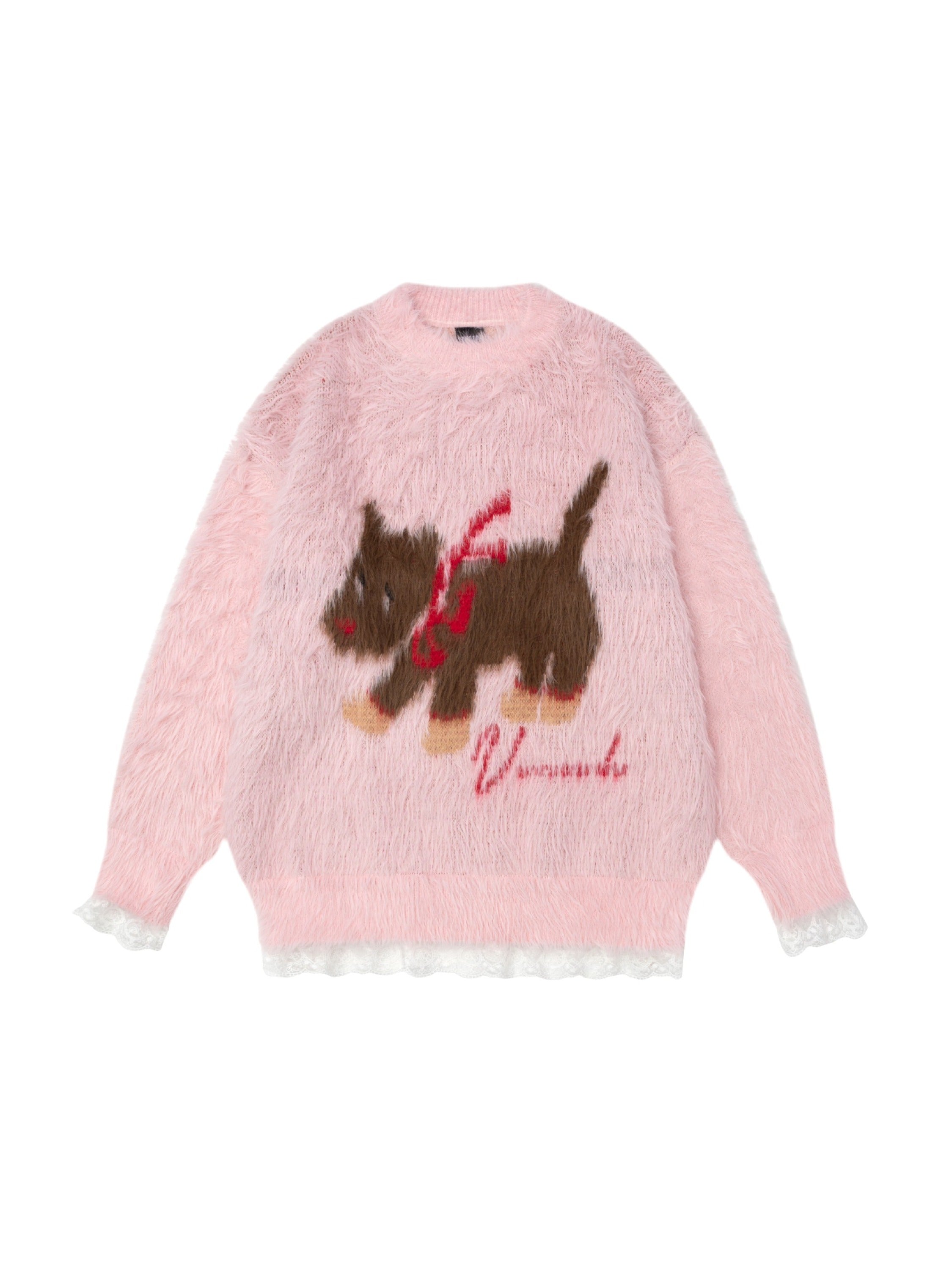 Cartoon Dog Fun Sweater