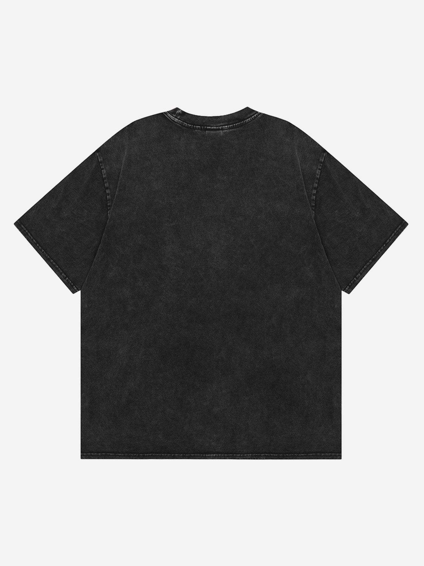 Disguisen Hip Hop Skull Print T-shirt