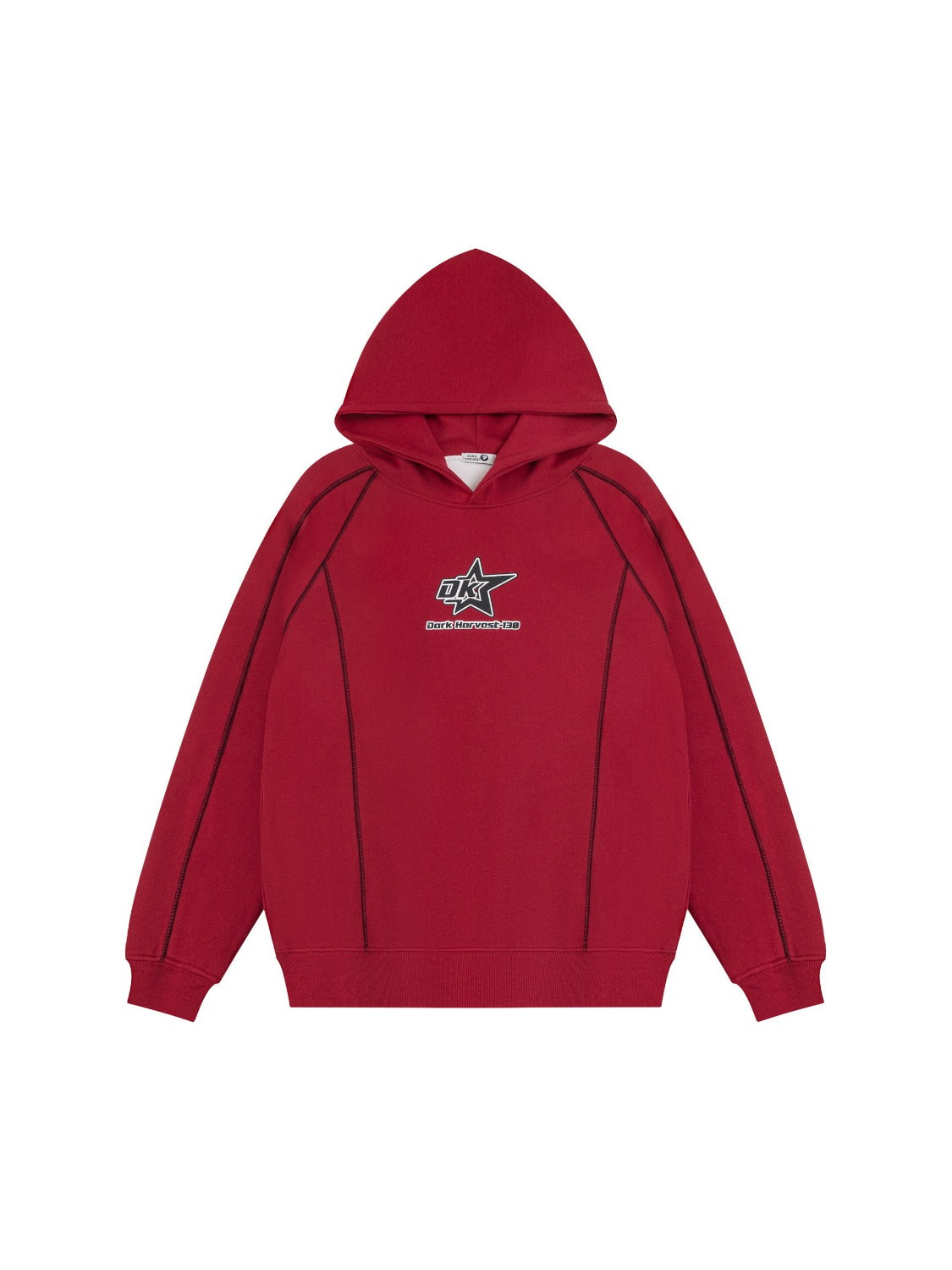 Street Line Assemble Print Hoodie