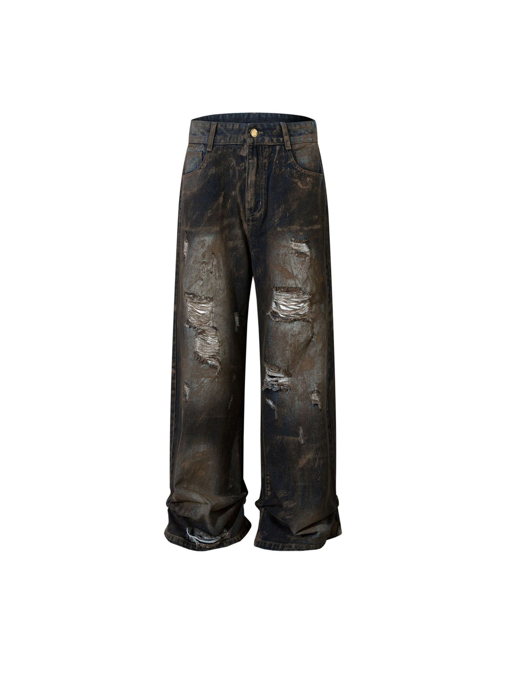 Vintage Ripped Washed Jeans