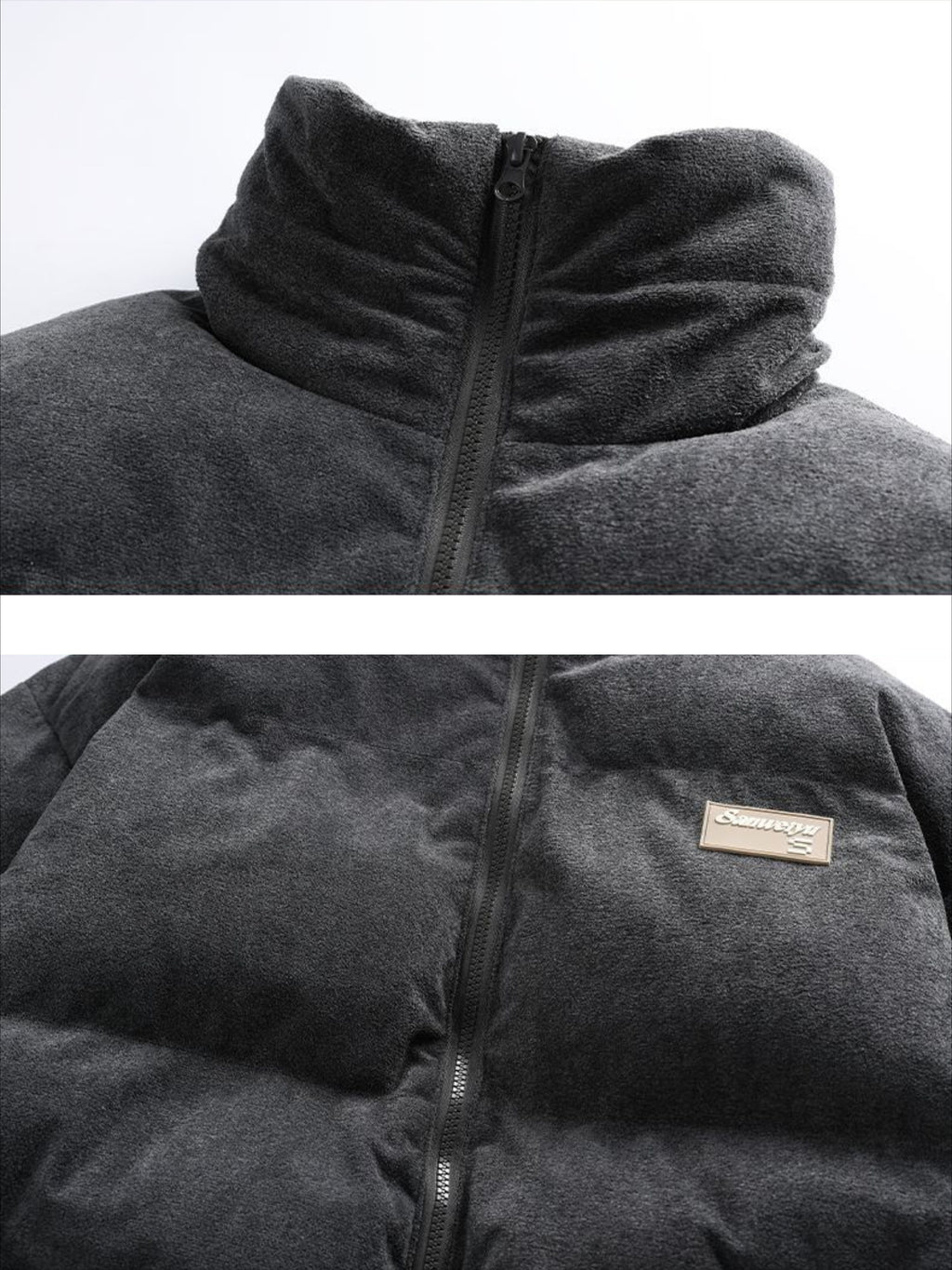 Academic Style Grid Leisure Coat