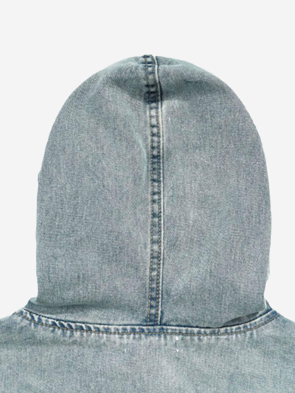 Disguisen High Street Washed And Worn Denim Hoodie